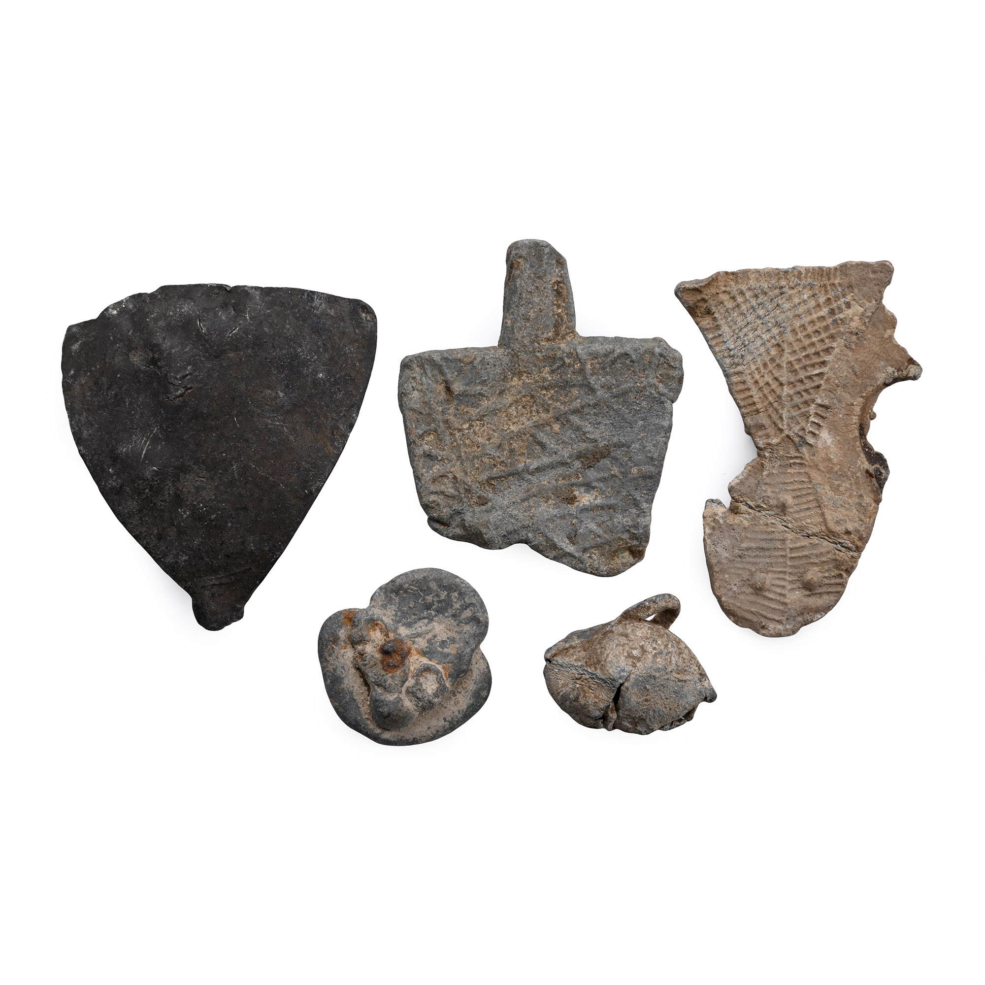 Medieval Pewter and Lead Pilgrim's Artefact Group