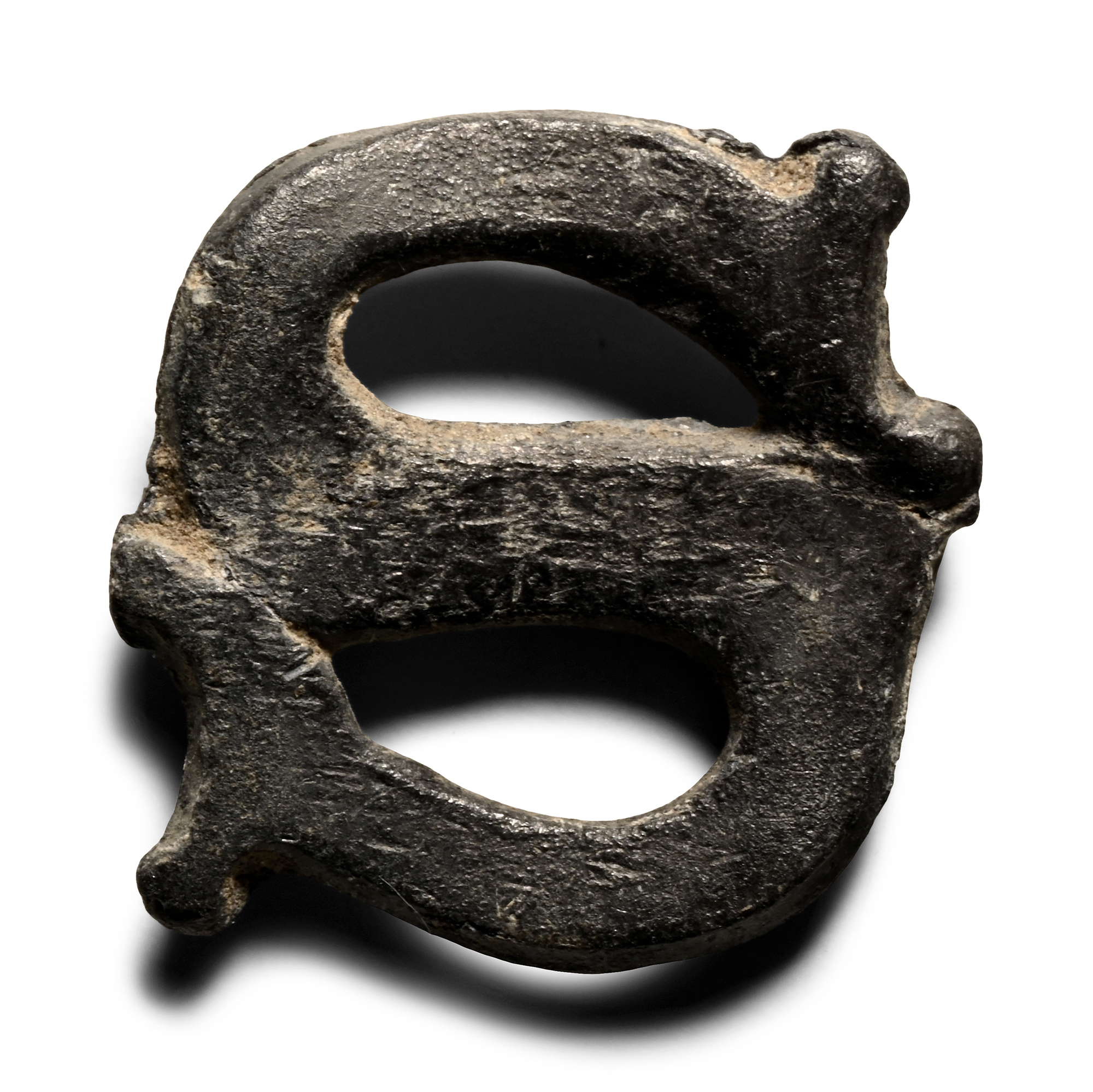 Medieval Pewter Letter 'S' Pilgrim's Badge