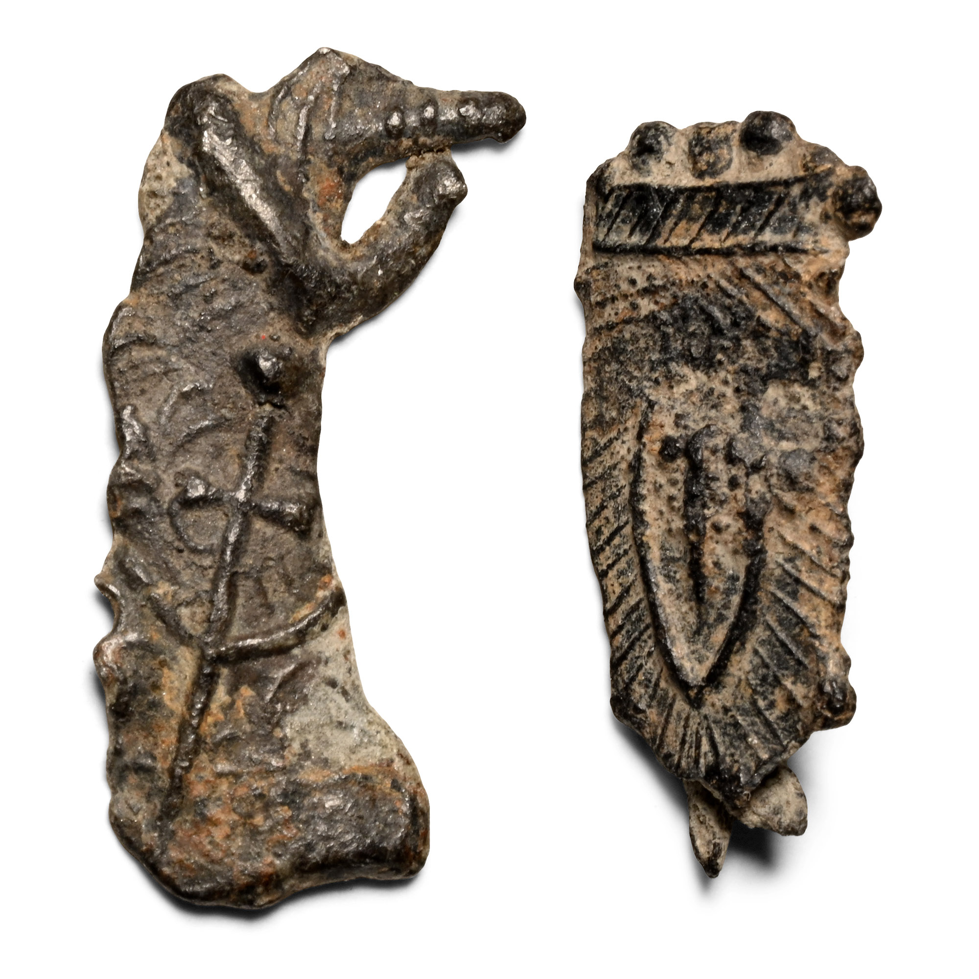 Medieval Pewter Thomas Beckett Sword Pilgrim's Badge Group