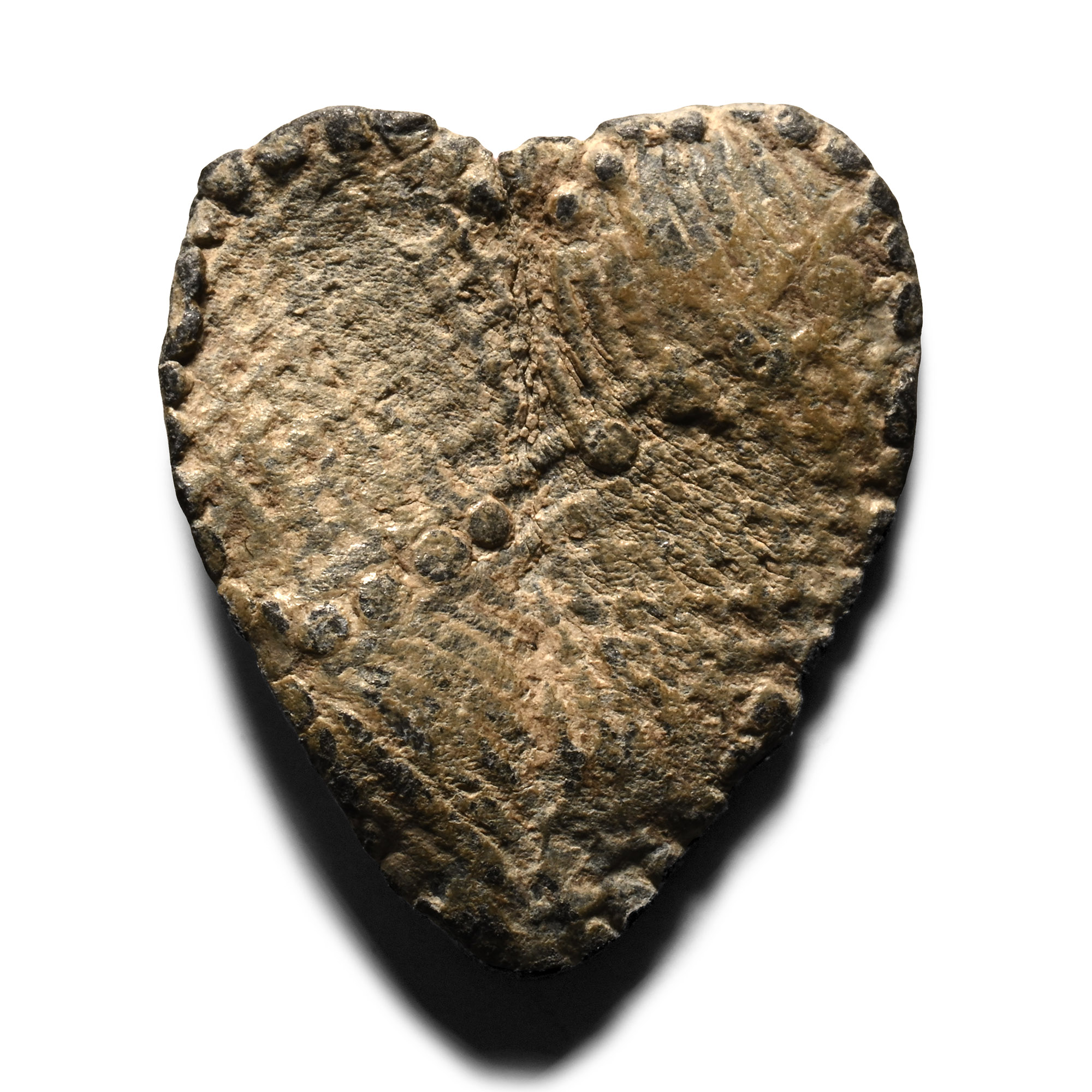 Medieval Pewter Sacred Heart Pilgrim's Badge