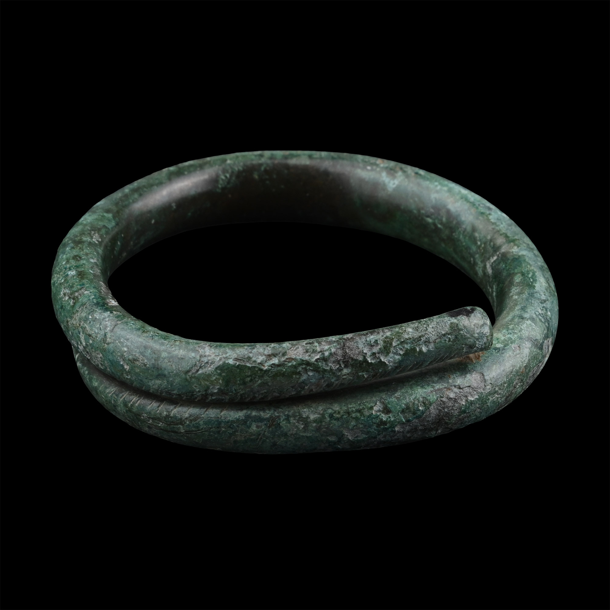 Bronze Age Decorated Coiled Bracelet