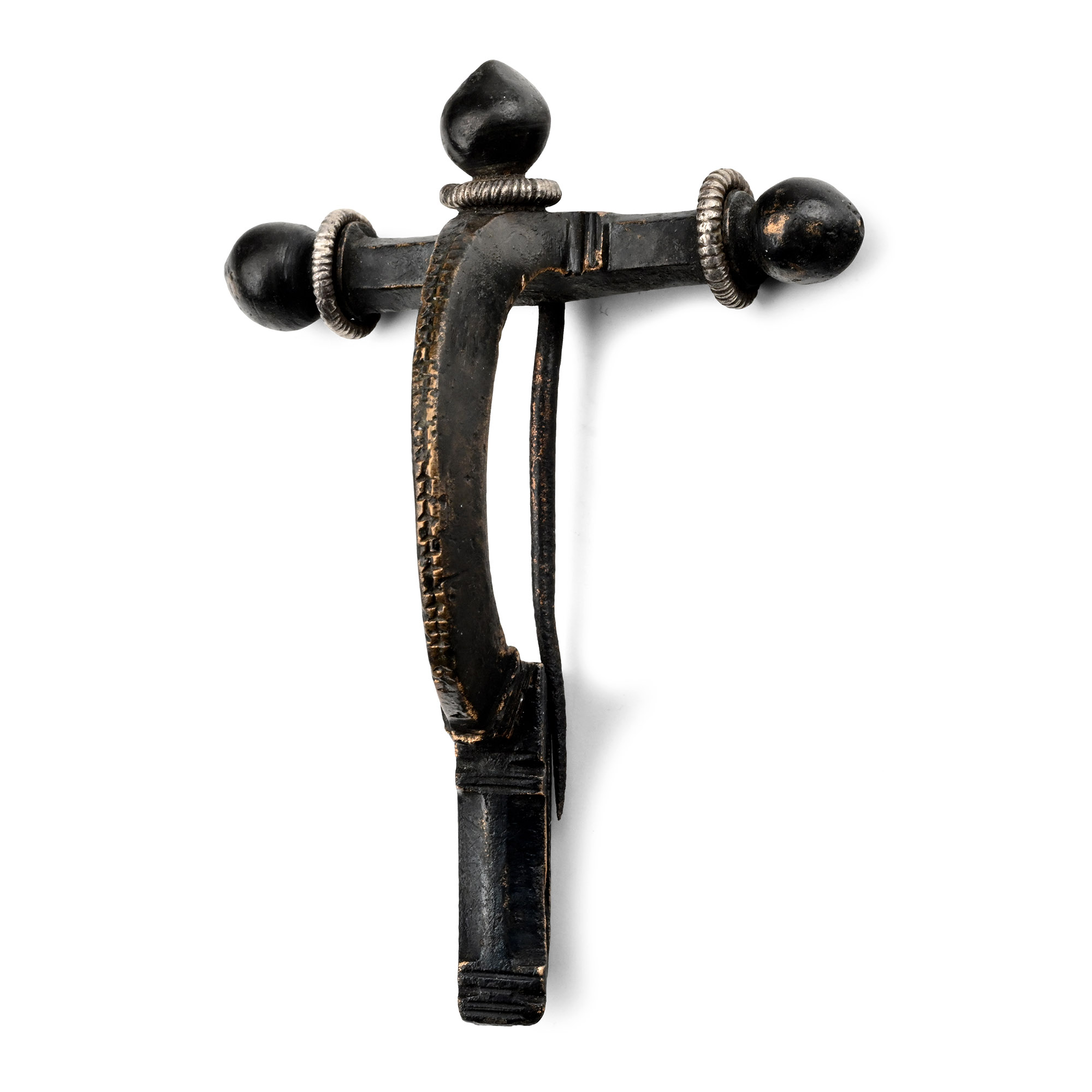 Large Roman Bronze Crossbow Brooch