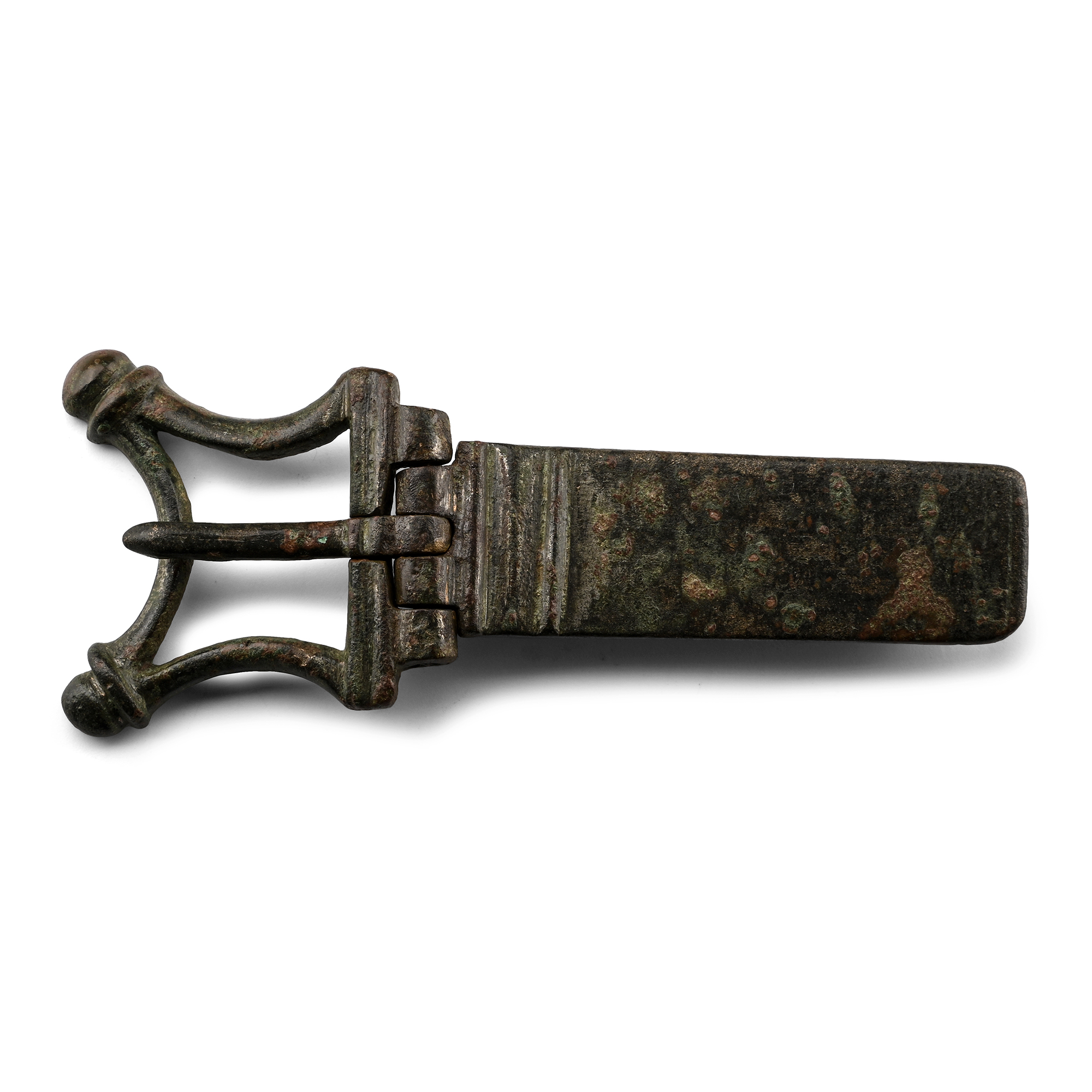Roman Bronze Military Belt Buckle