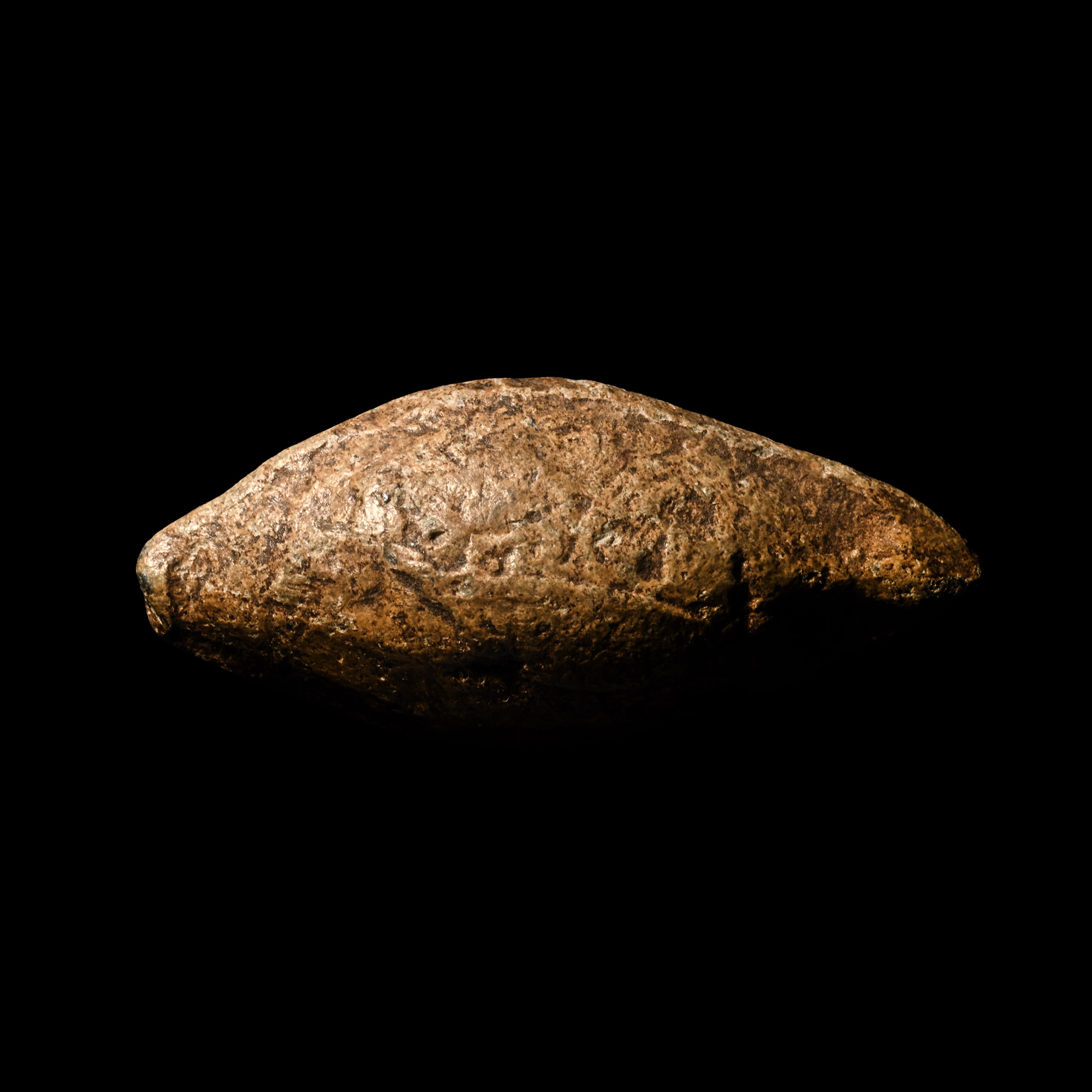 Greek Lead Slingshot with X