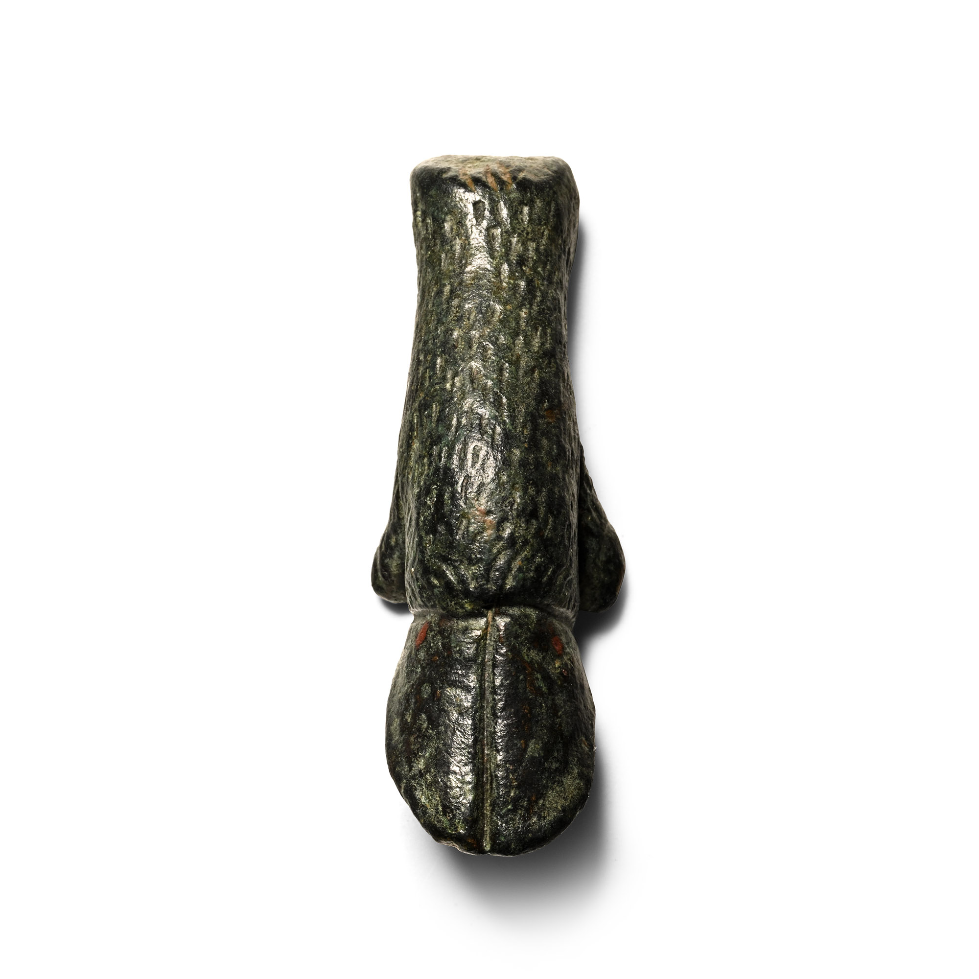 Roman Bronze Boar's Hoof Casket or Lamp Leg
