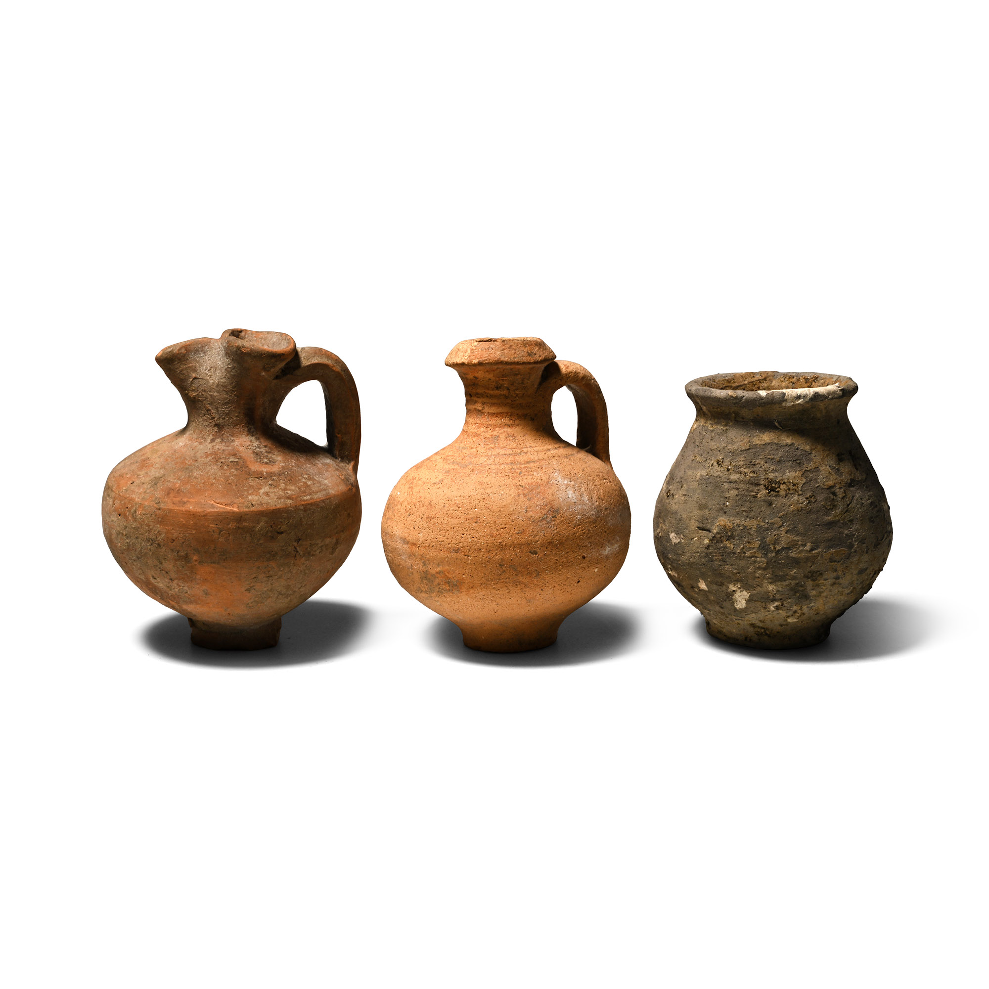 Roman Terracotta Juglet and Cup Group