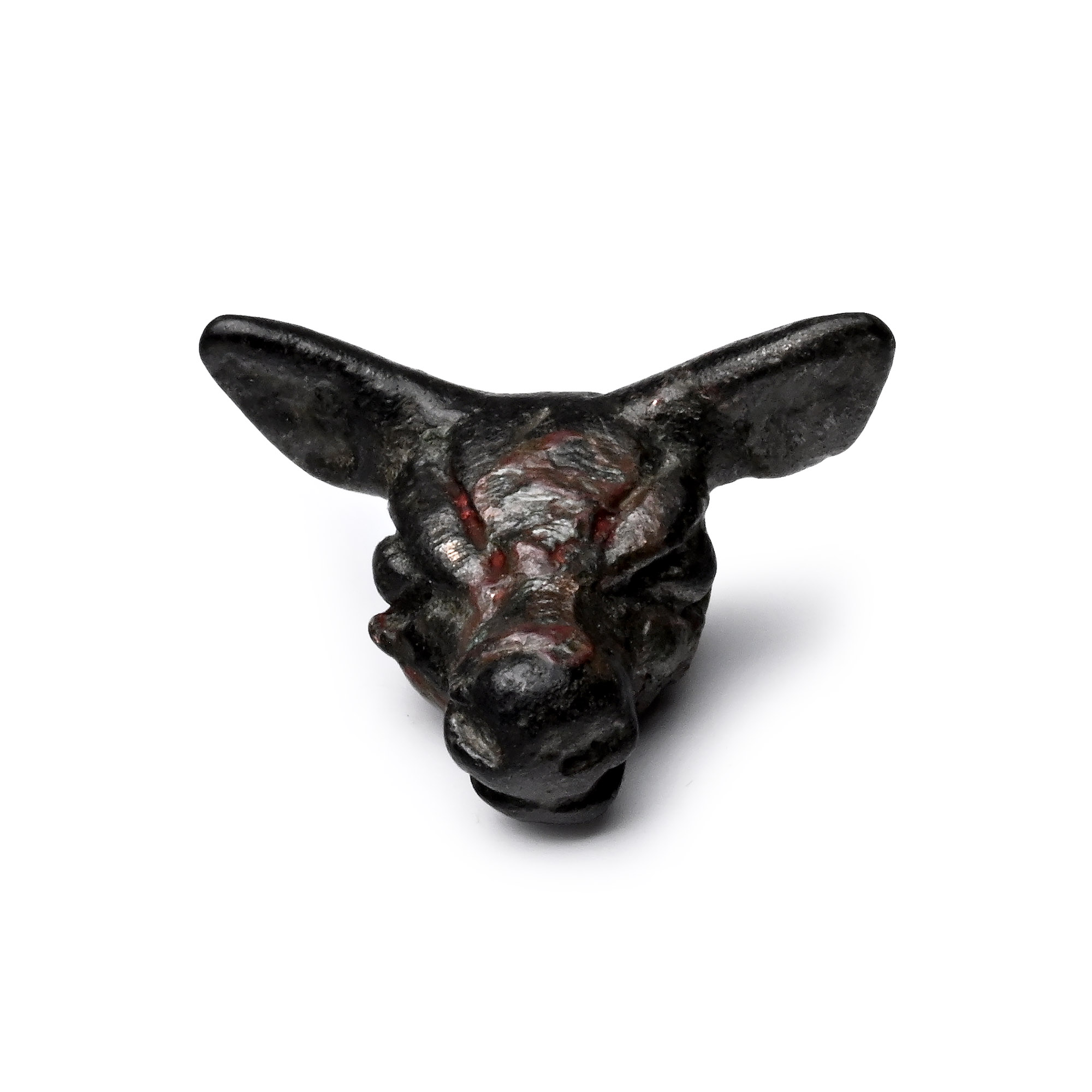 Western Asiatic Bronze Amulet of a Deer's Head