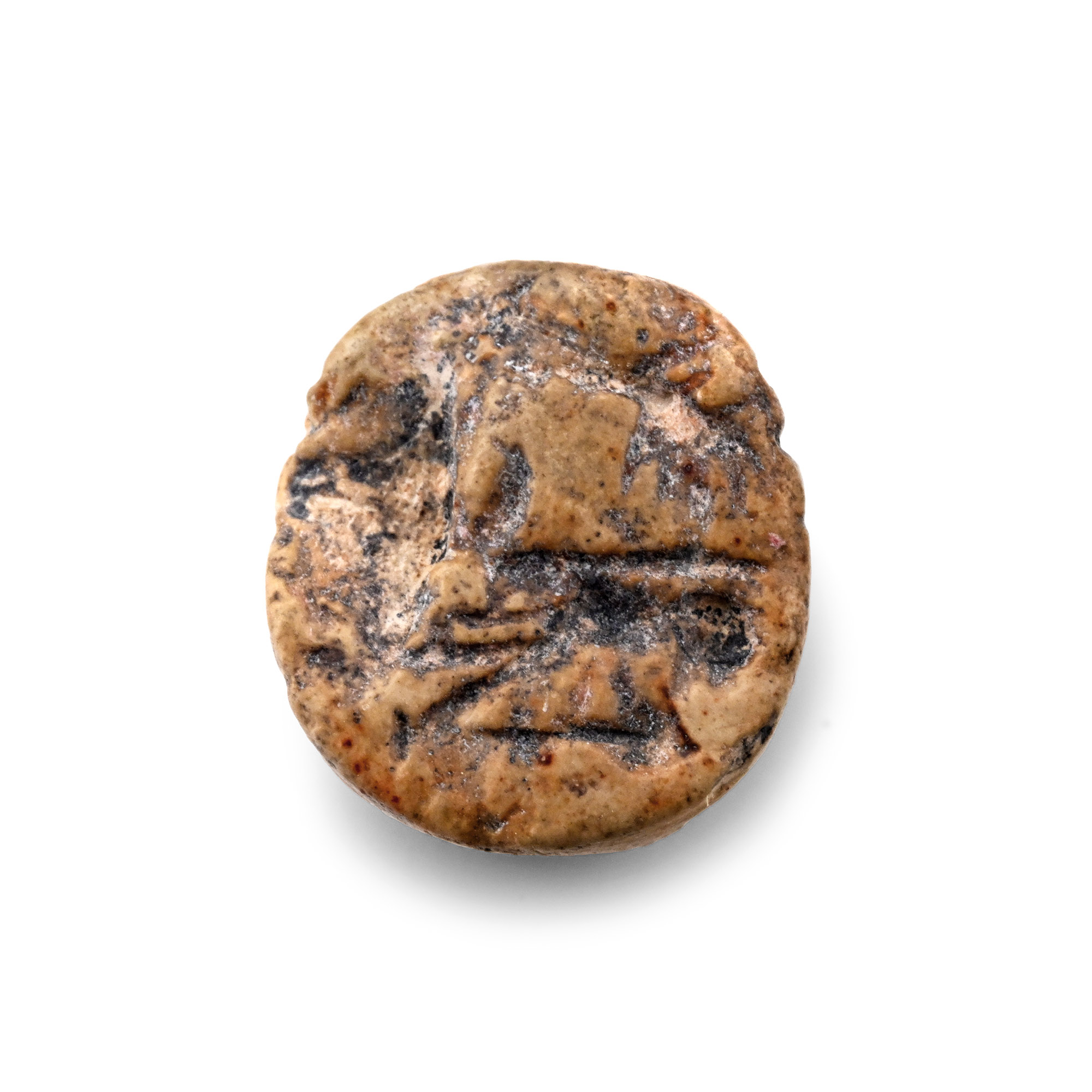 Phoenician Stone Scaraboid with Man Working in a Field