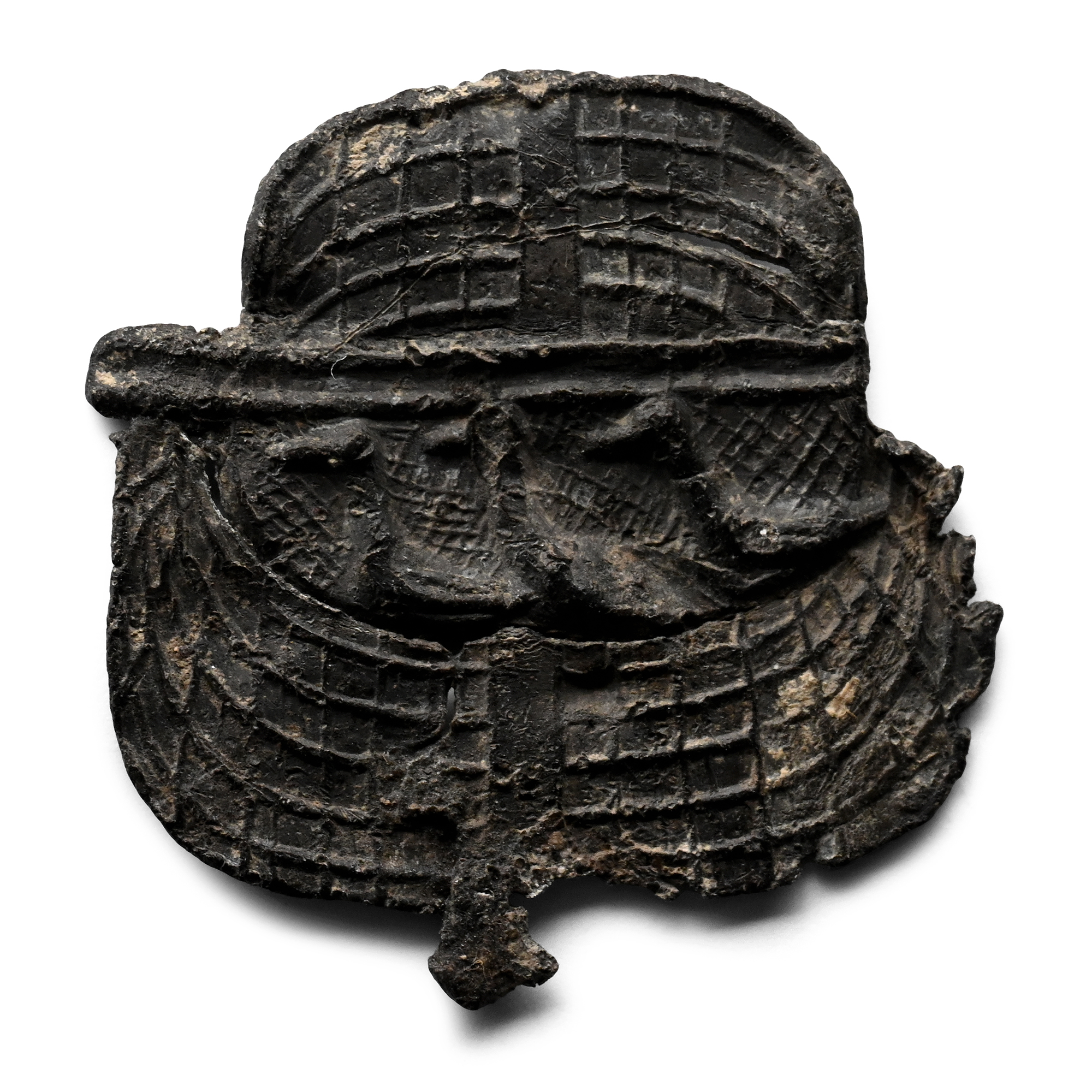 Medieval Pewter Pilgrim's Badge of Saint Werburgh