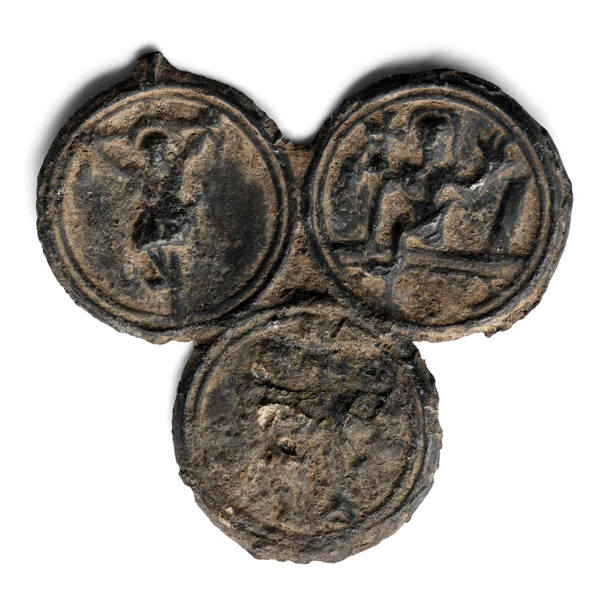 Medieval Pewter Pilgrim's Badge of the Holy Blood of Wilsnack
