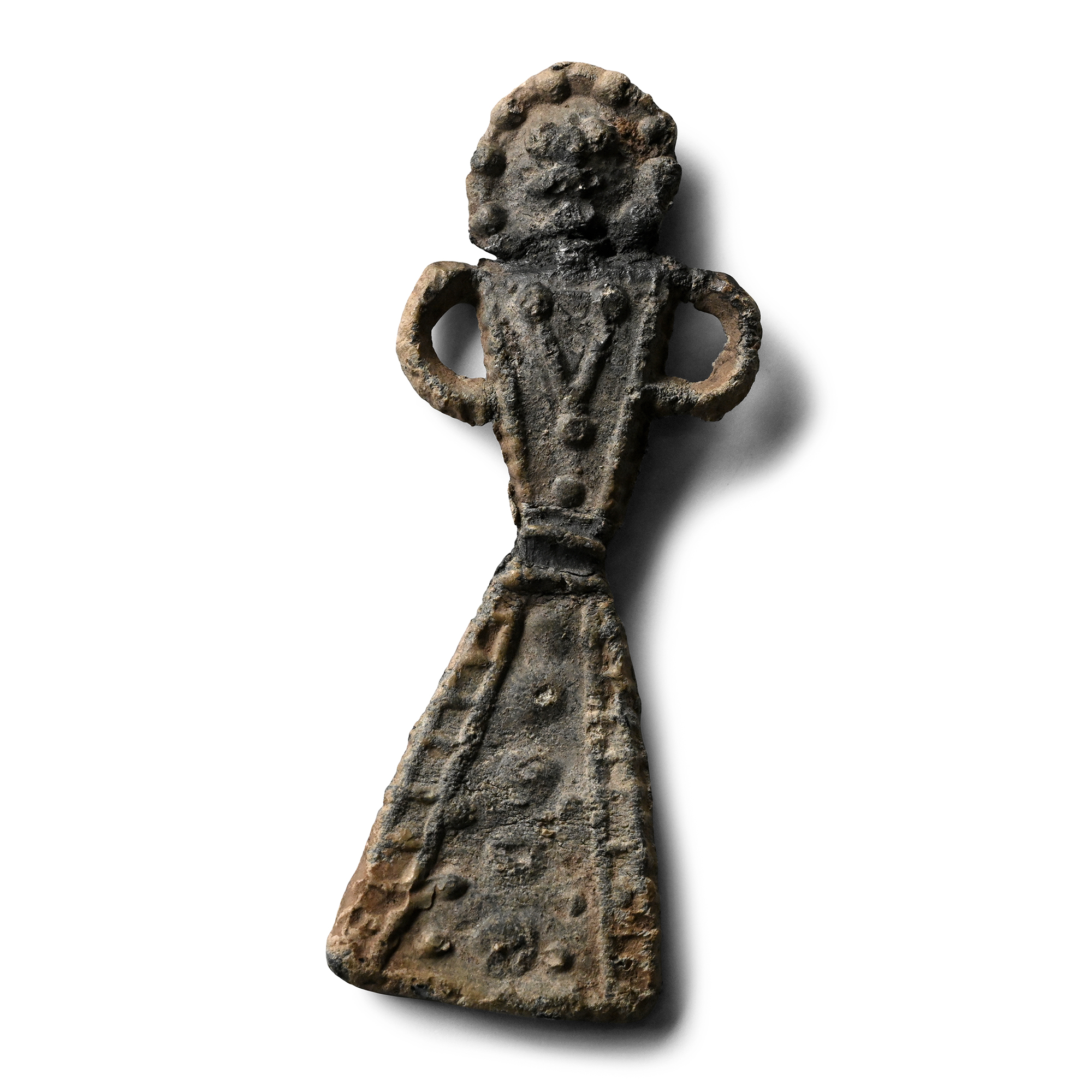 Medieval Pewter Pilgrim's Badge with St. Sitha