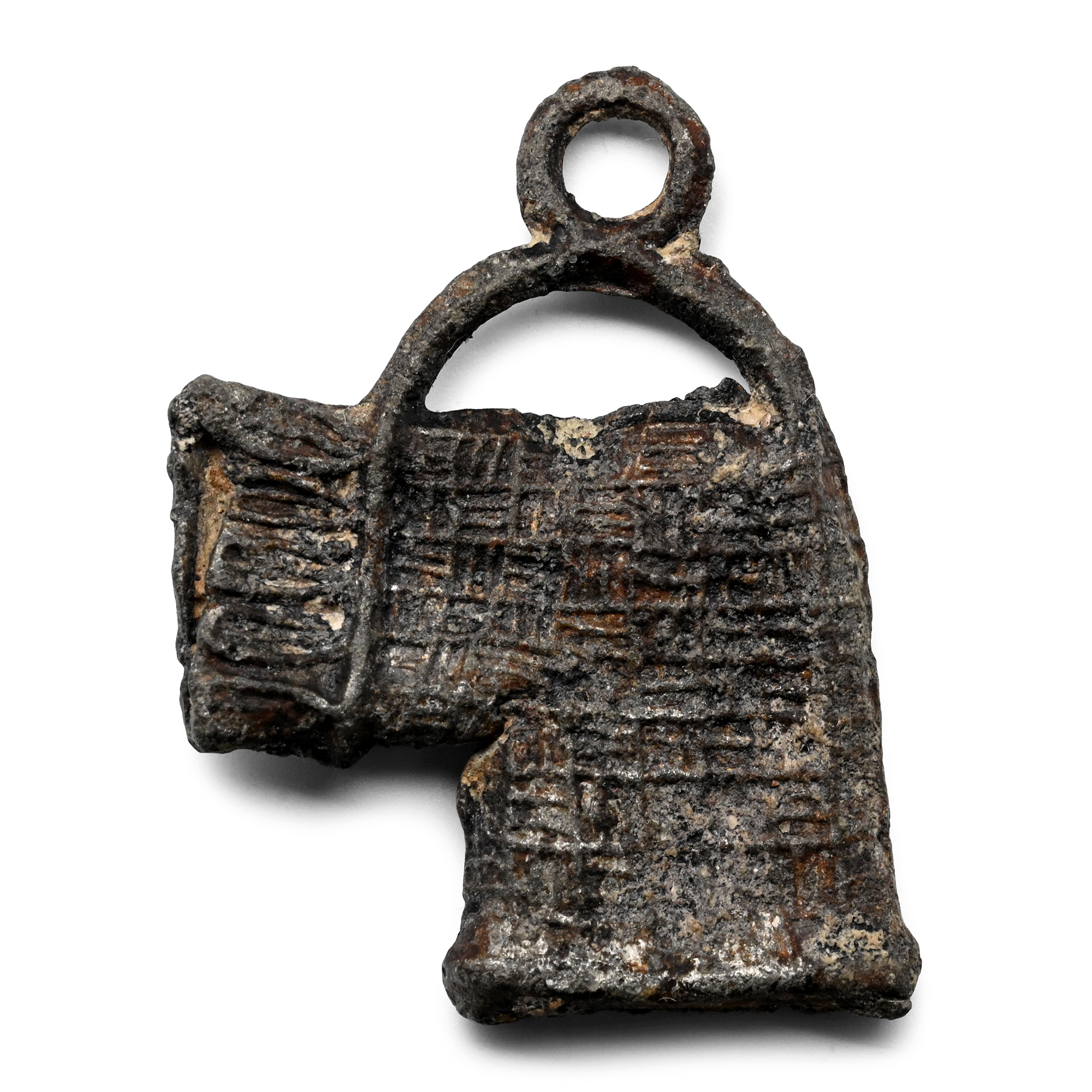 Medieval Pewter Pilgrim's Sudarium Pendant