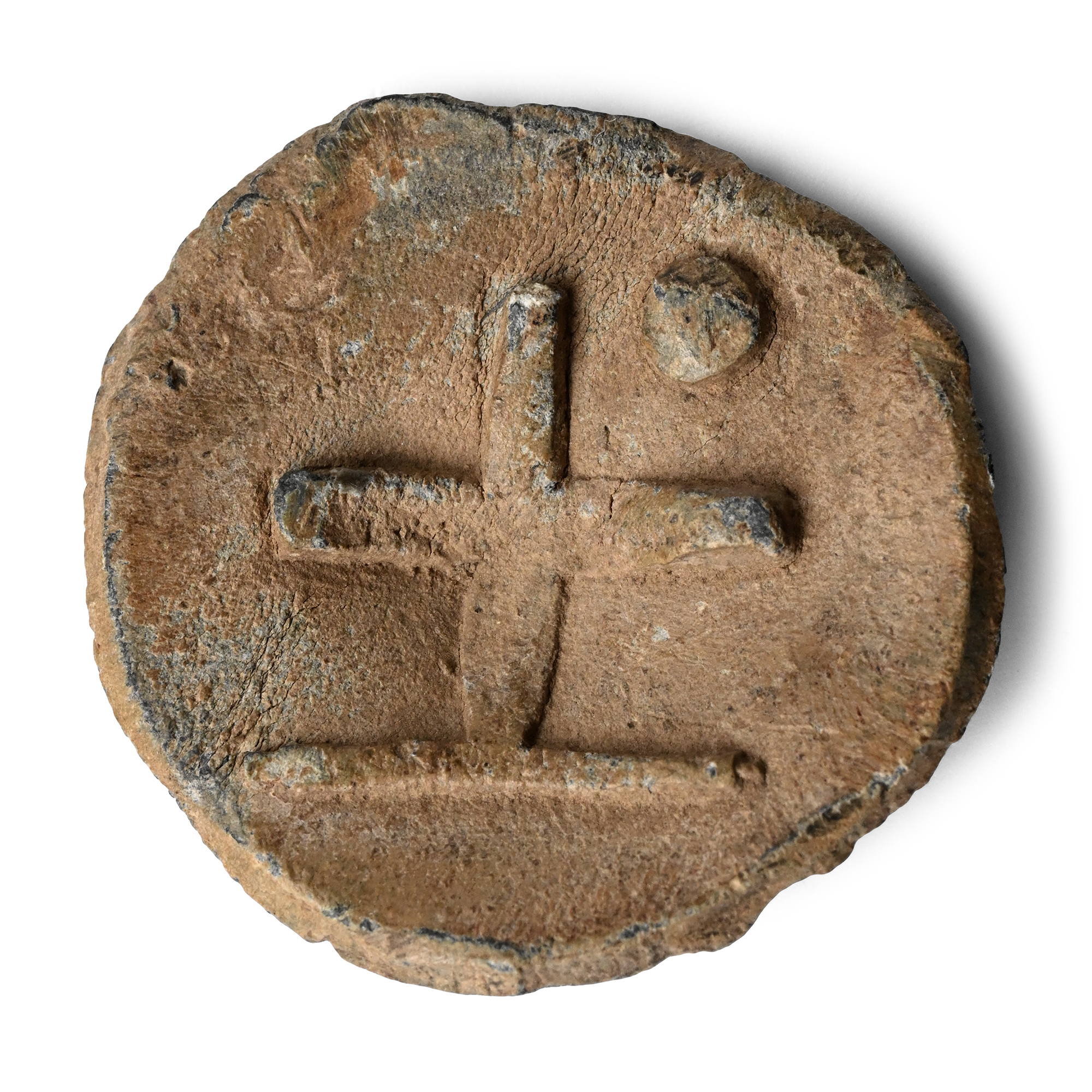 Medieval Pewter Badge with Agnus Dei