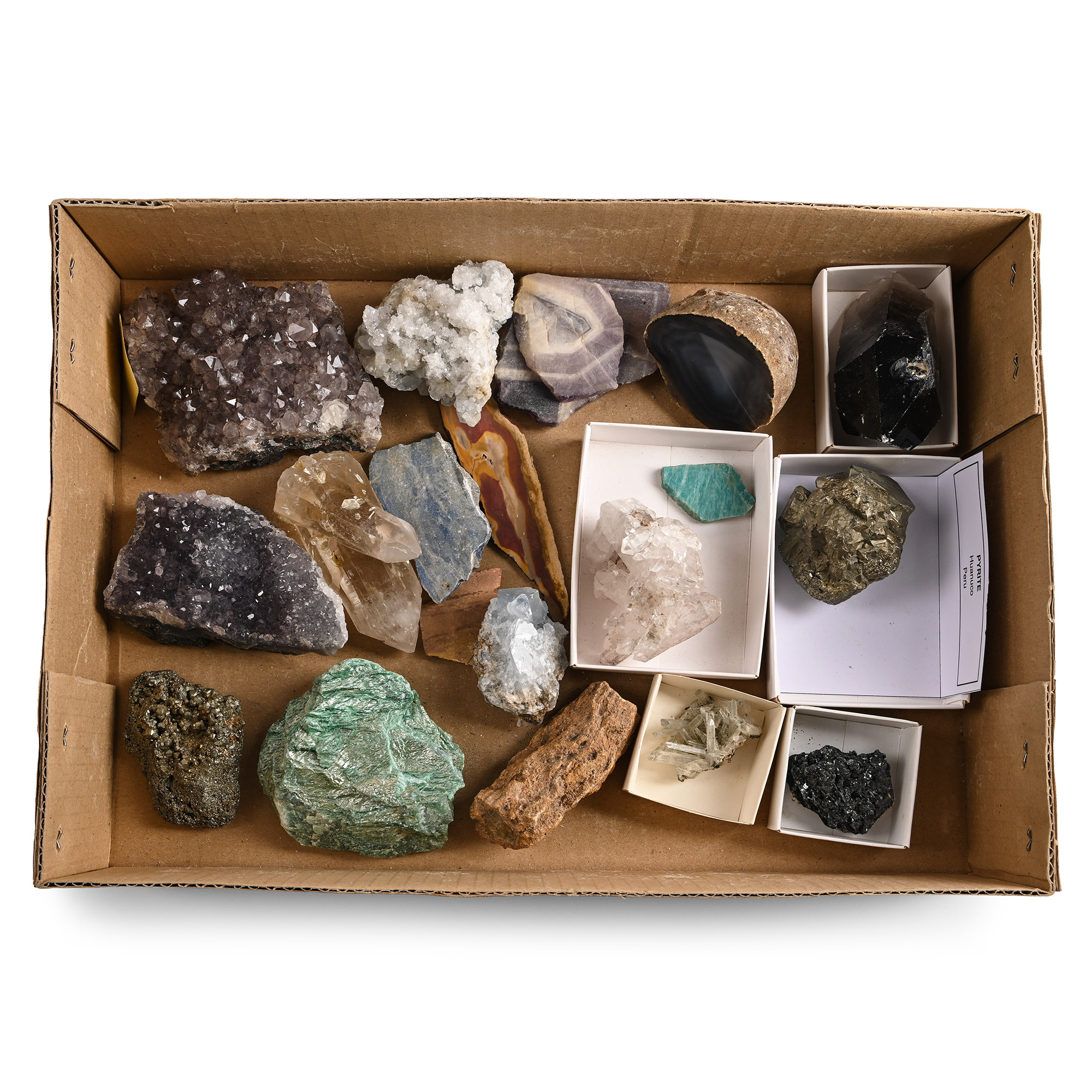 Twenty [20] Assorted Mixed Mineral Specimens
