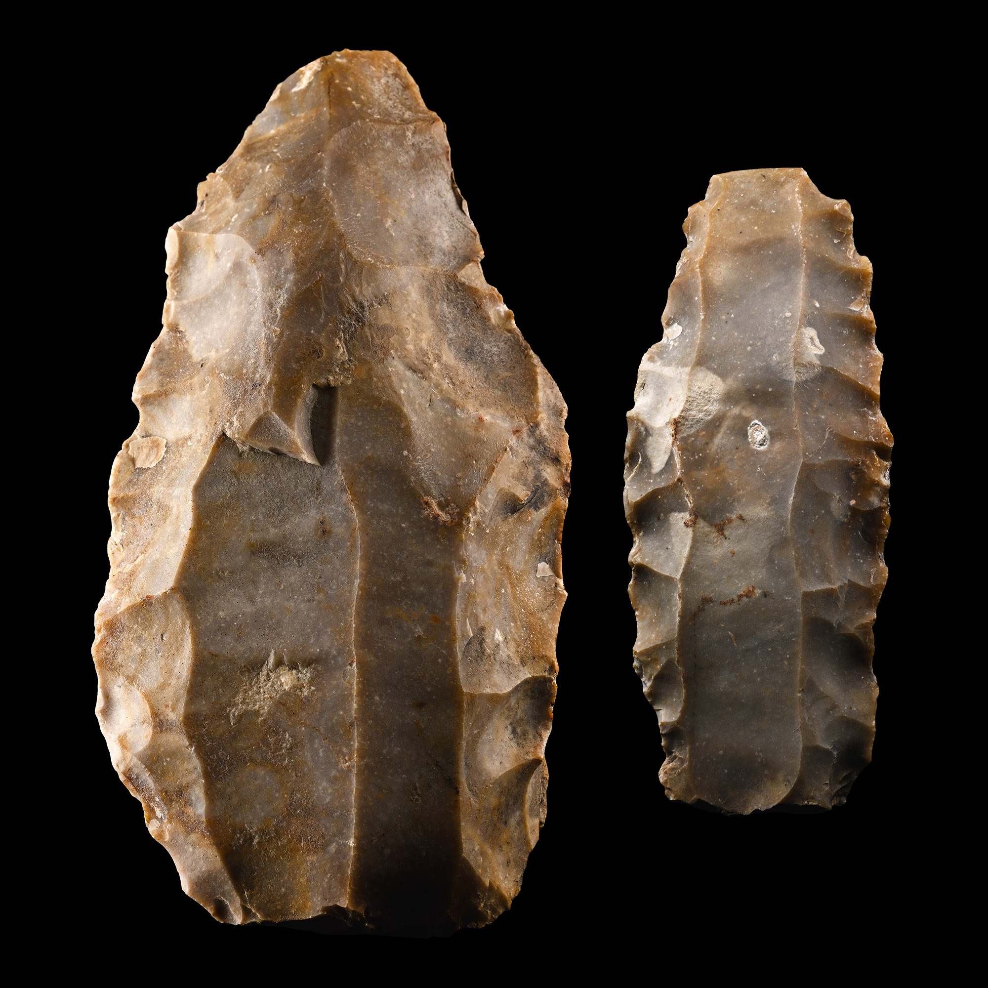 Very Large Stone Age Flint Core Group