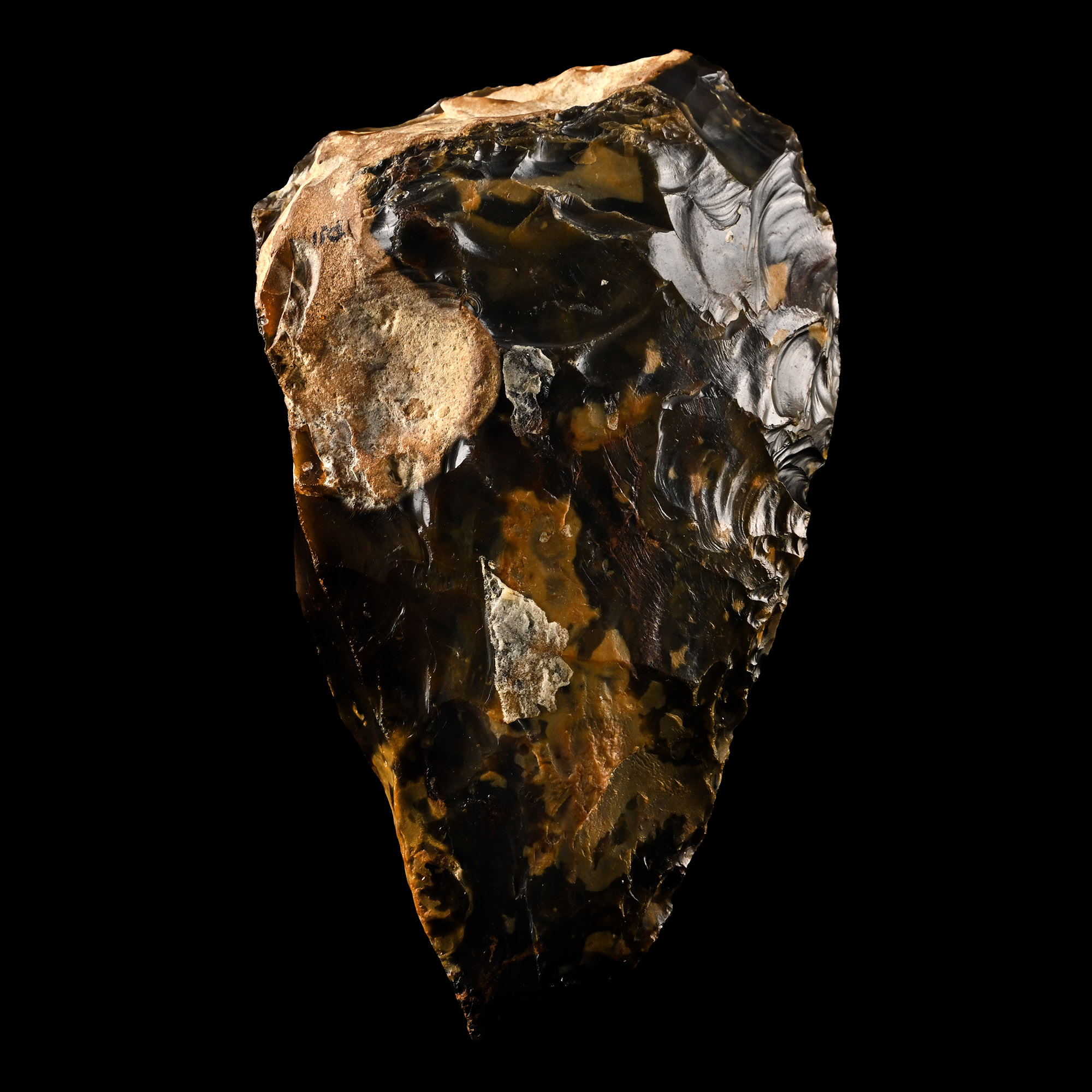 Stone Age Acheulean Knapped Flint Handaxe