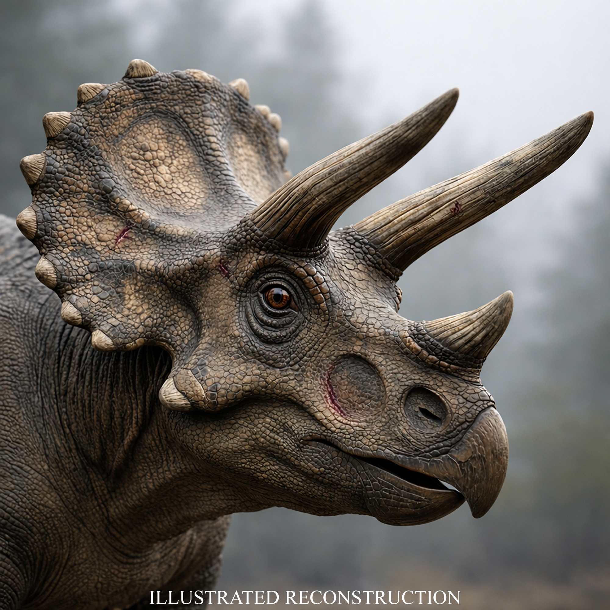 Adult Triceratops Dinosaur Fossilised Brow Horn