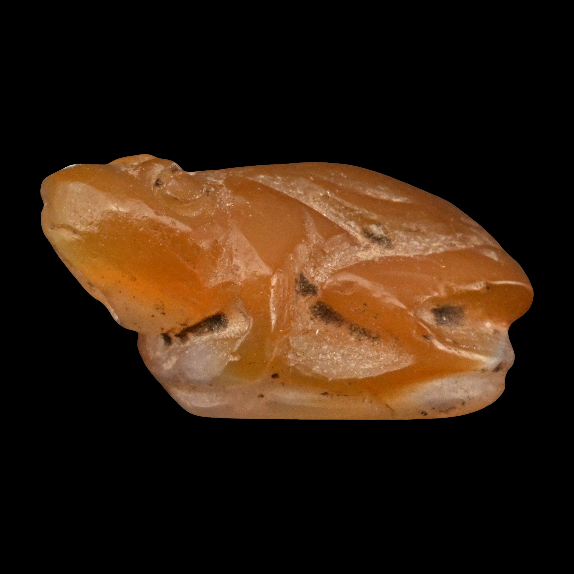 Neo-Babylonian Carnelian Frog Amulet