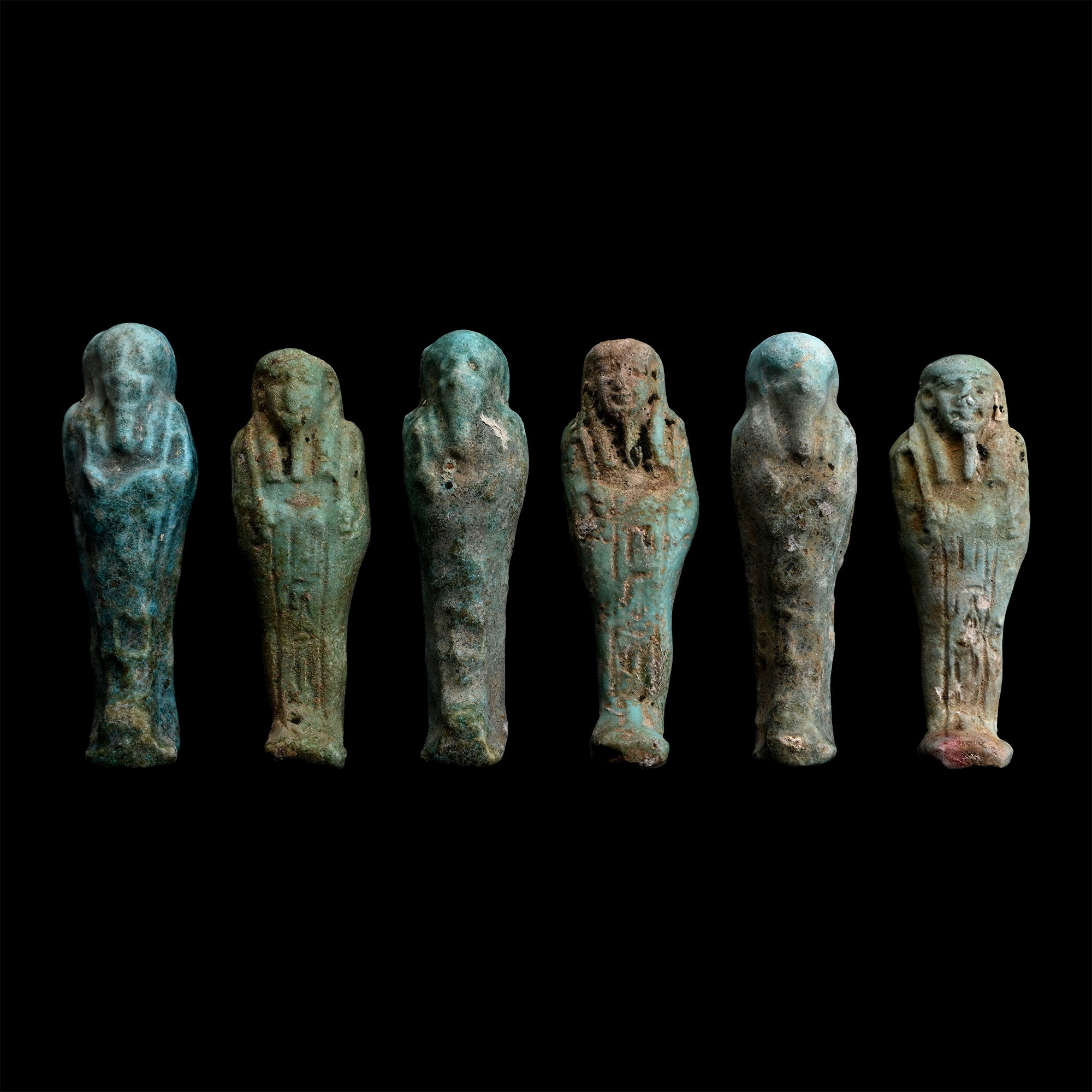 Egyptian Faience Shabti Collection
