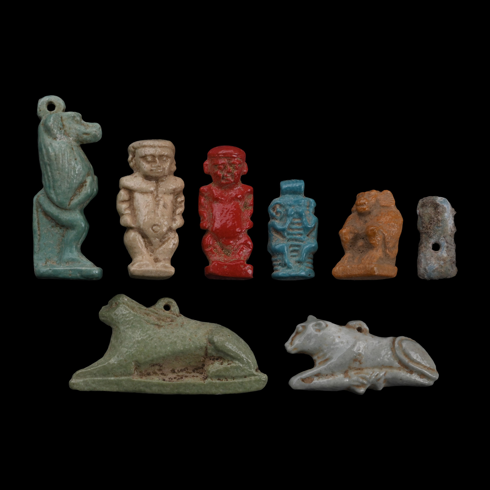 Egyptian Faience Amulet Collection