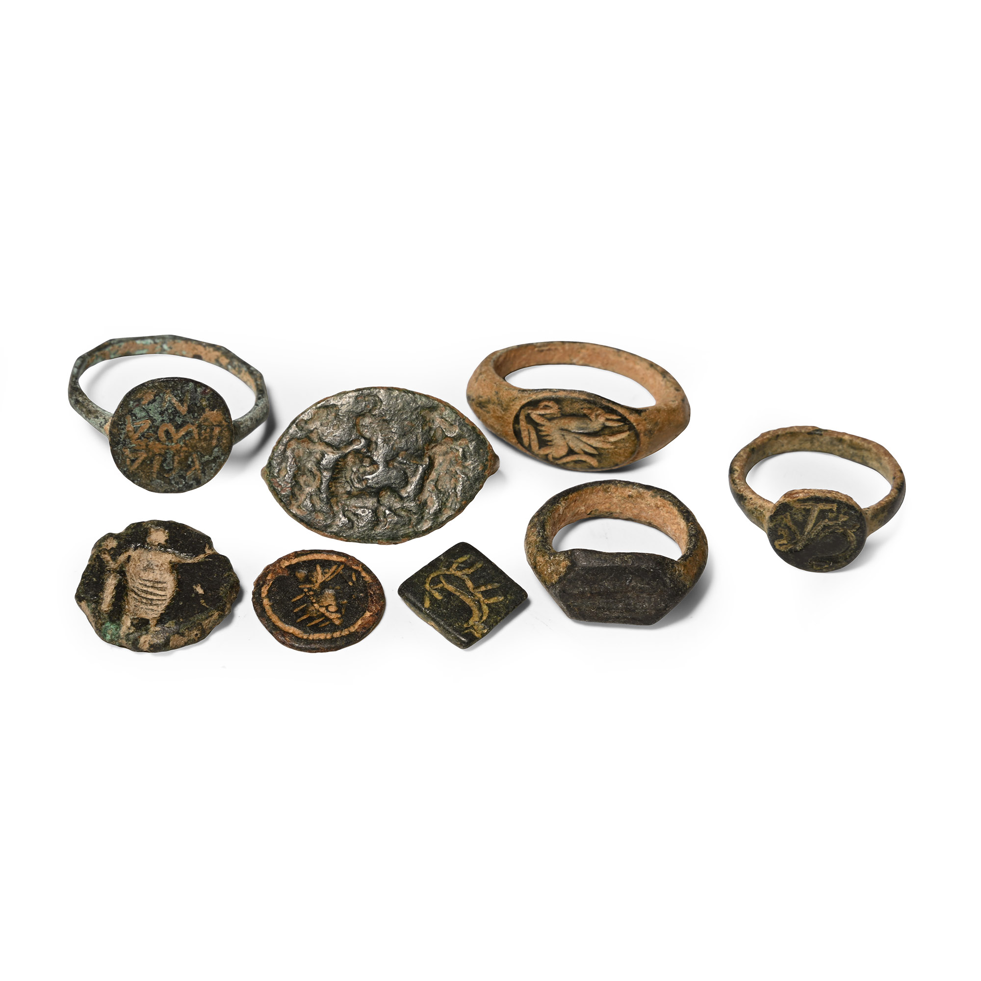 Greek, Roman and Western Asiatic Bronze Ring and Bezel Collection