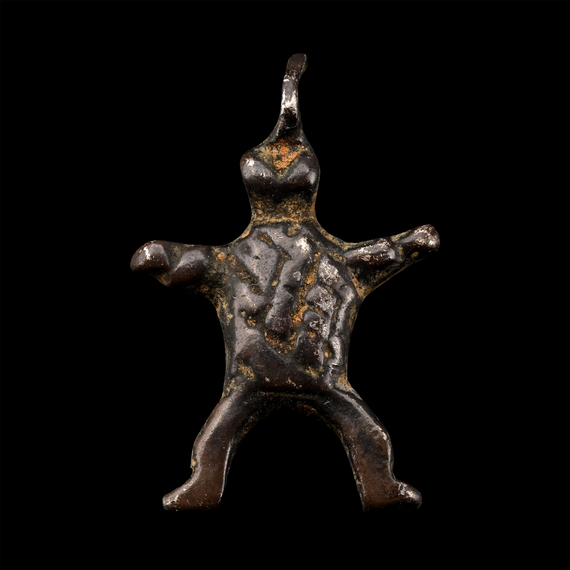 Western Asiatic Silver Amulet