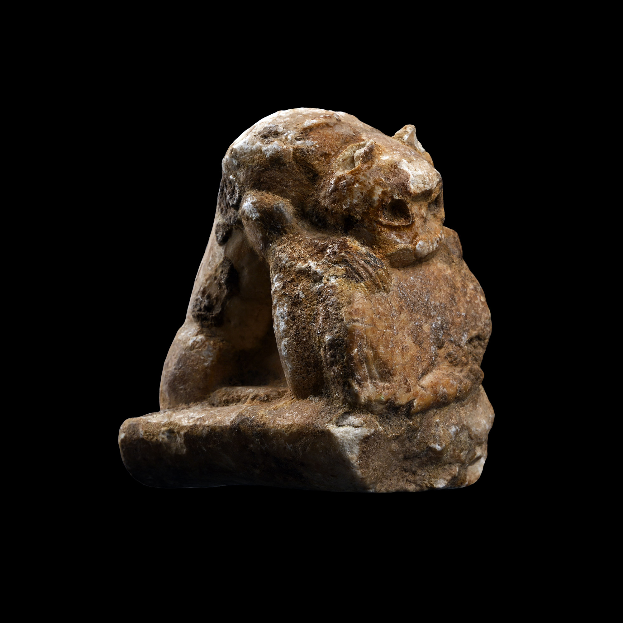 Sumerian Stone Statue Fragment