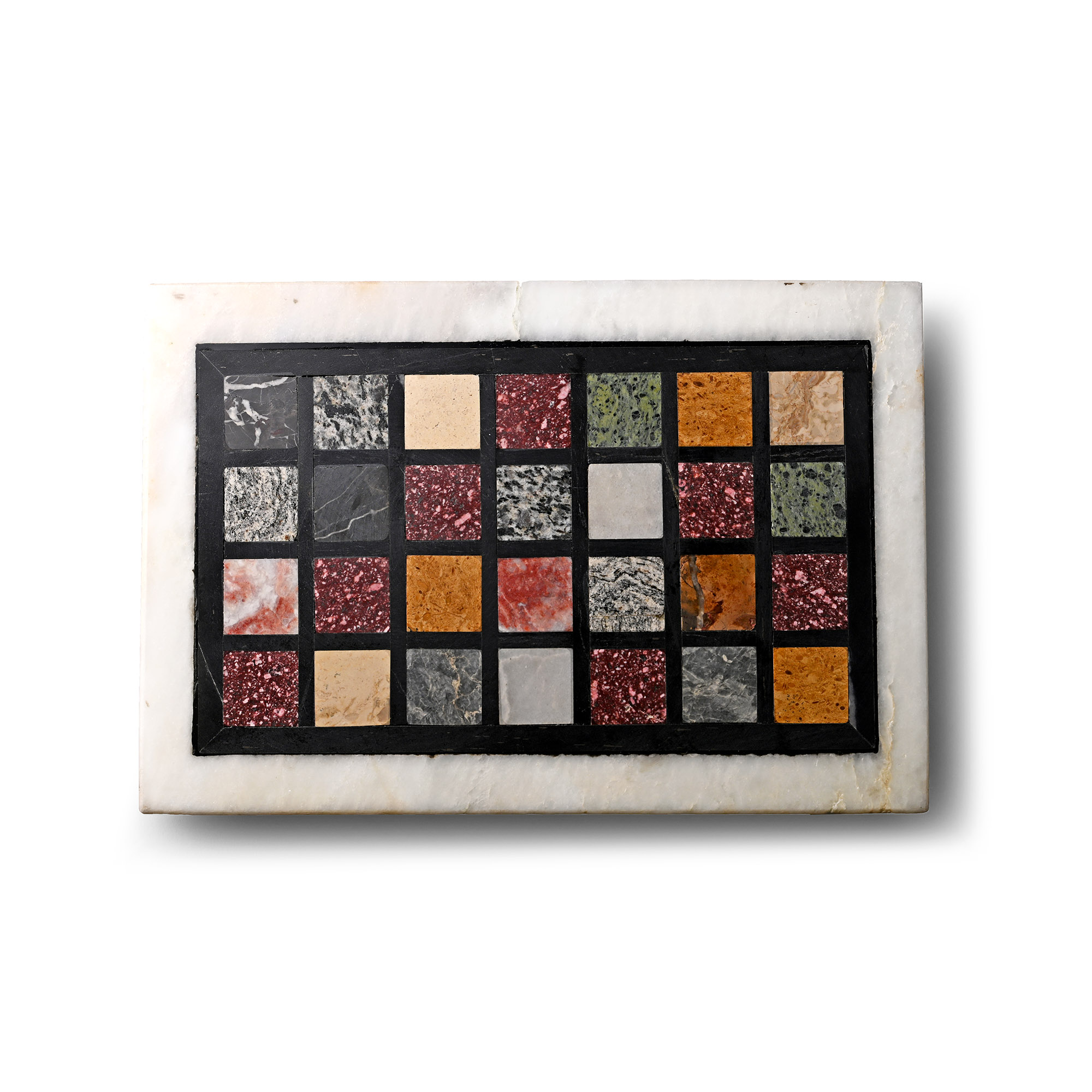 Grand Tour Marble Specimen Panel