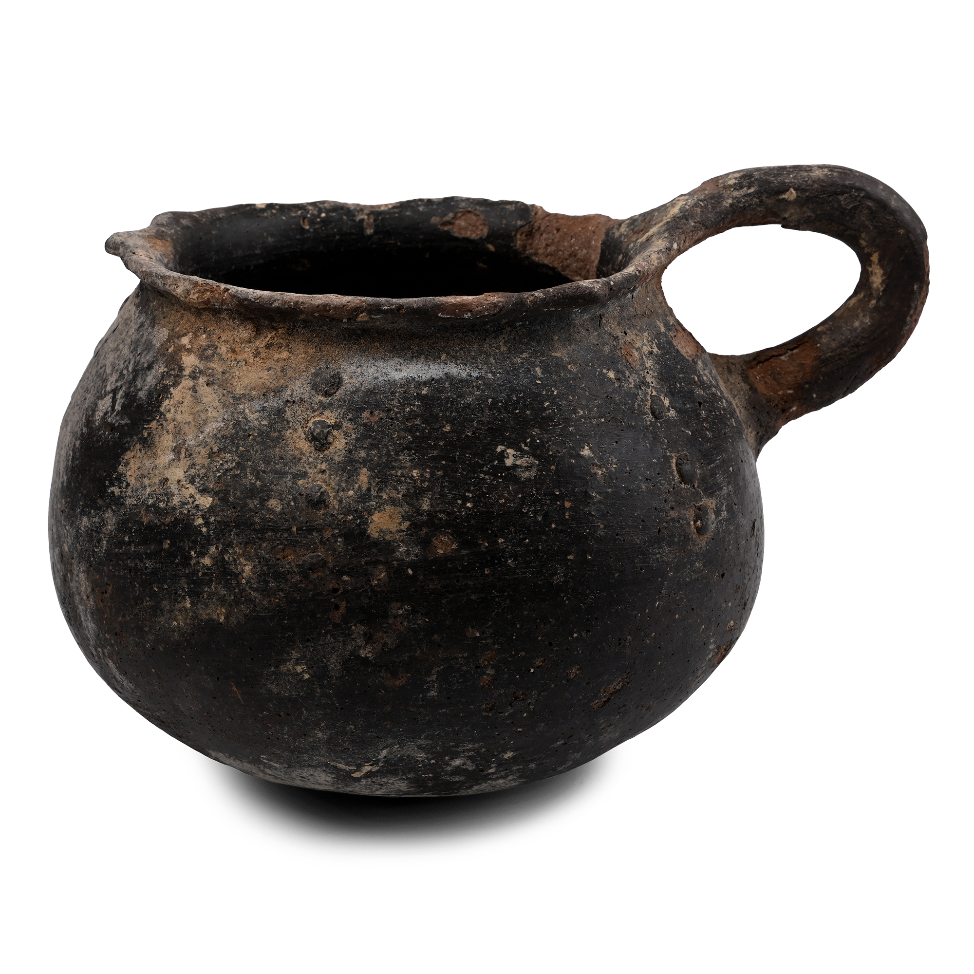 Iron Age Raised Dot Decorated Pottery Jug