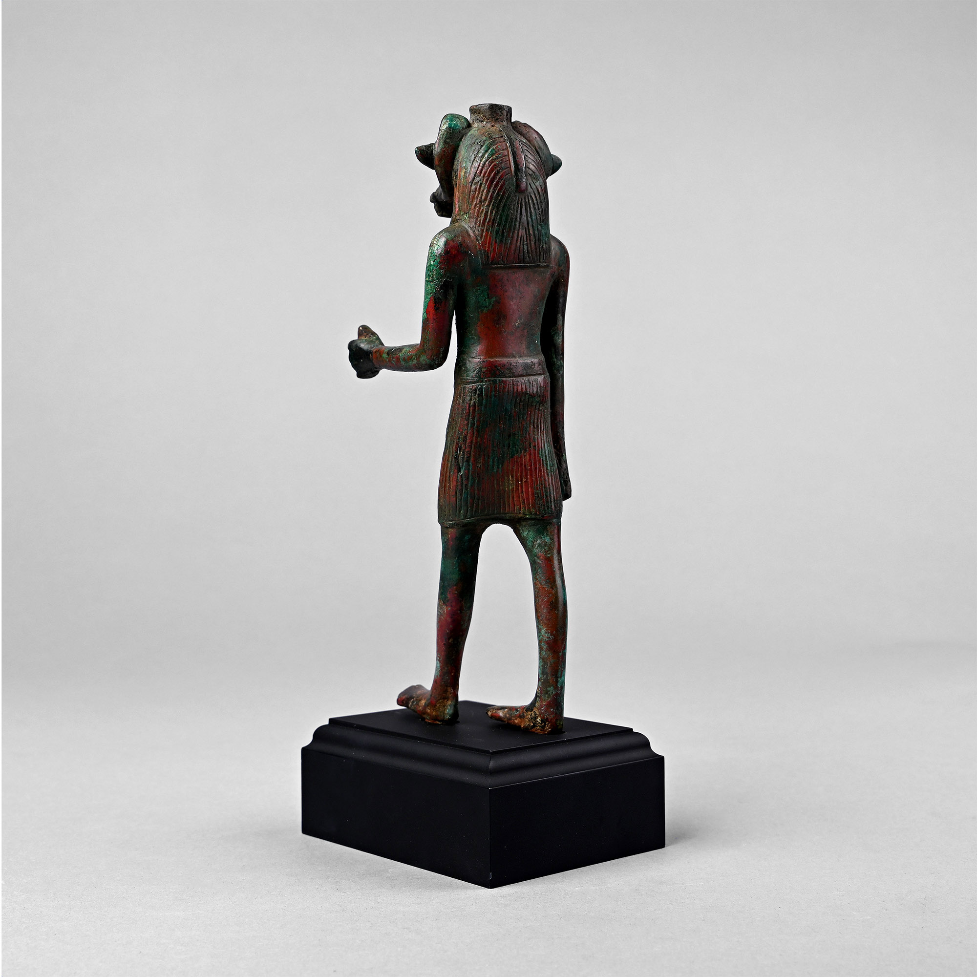 Egyptian Bronze Figure of Khnum, the Creator God