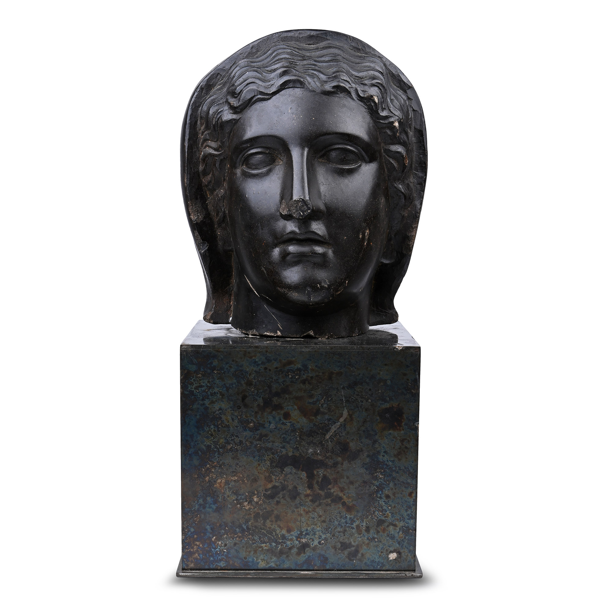 Stone Head of a Goddess