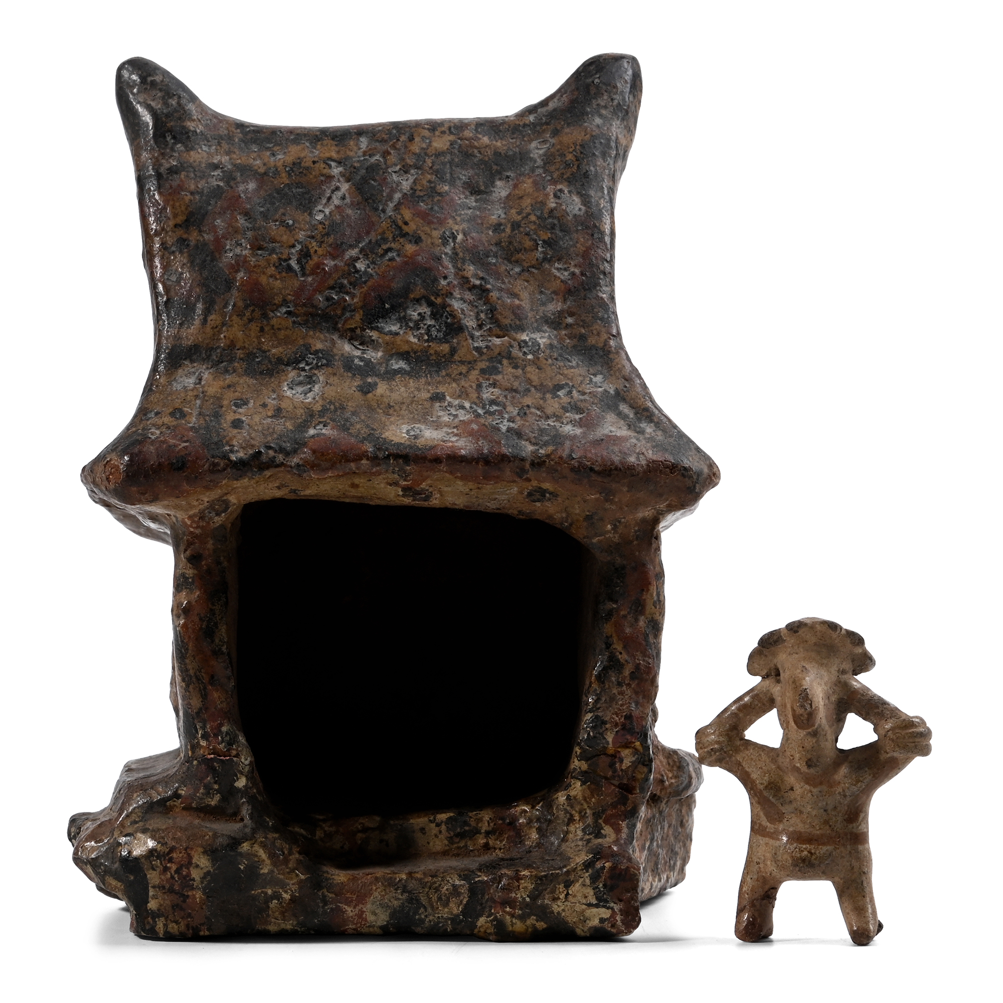 Nayarit Culture Terracotta Model of a House