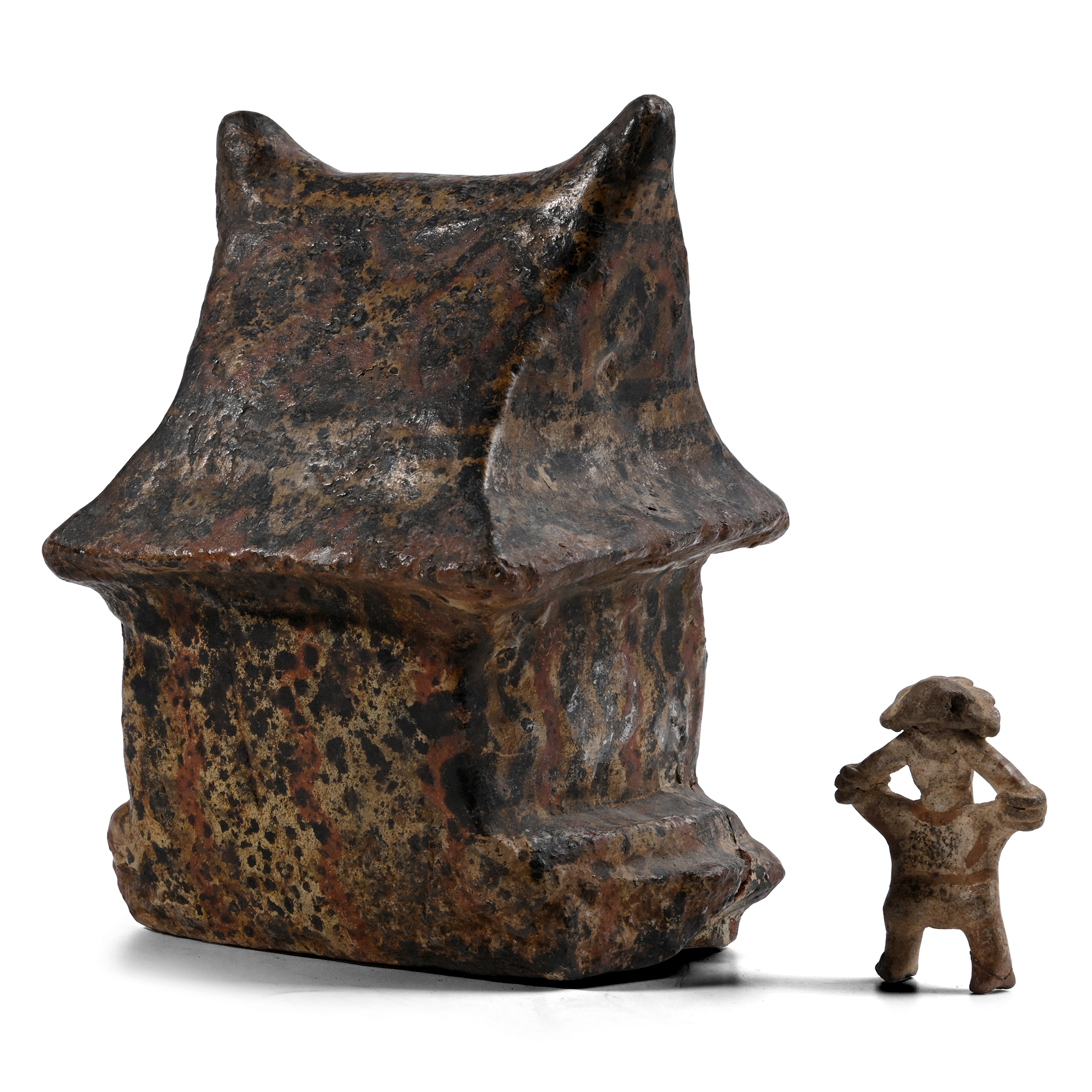 Nayarit Culture Terracotta Model of a House