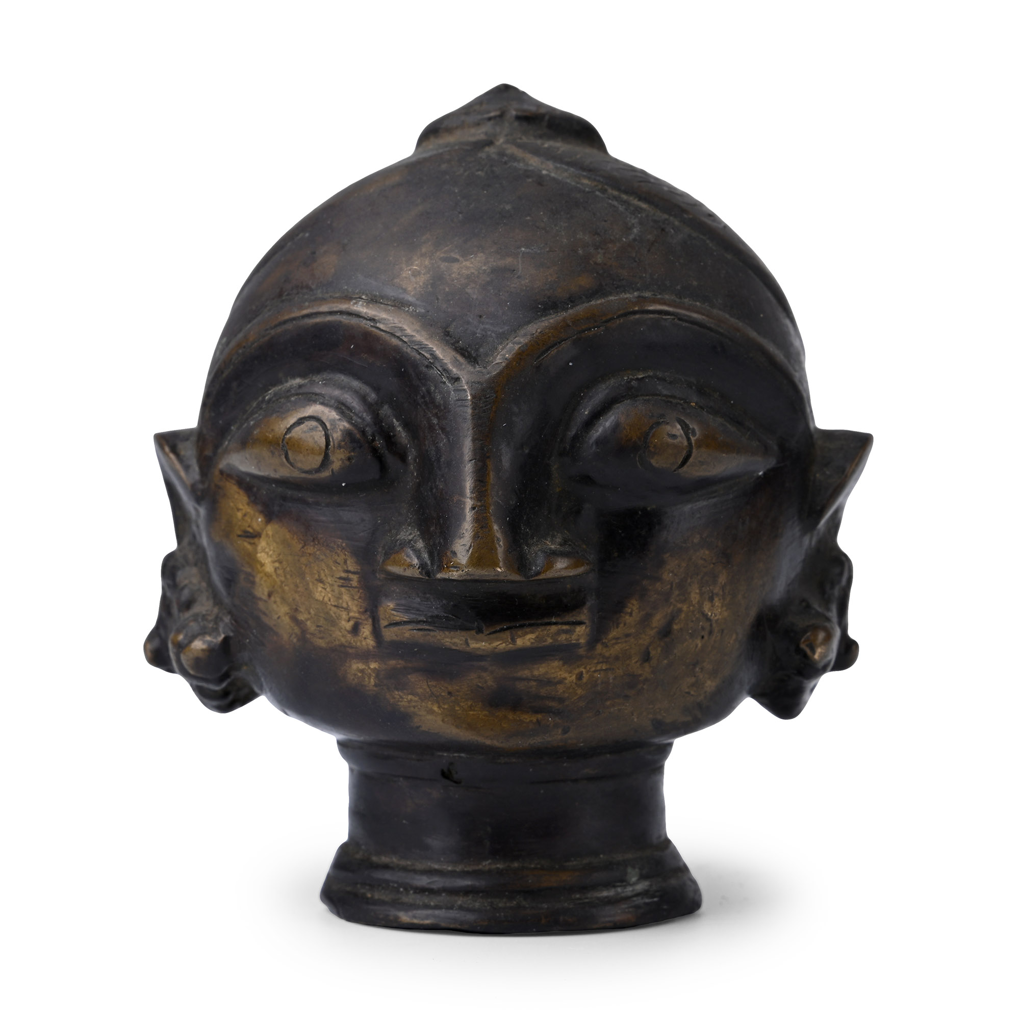 Buddhist Bronze Deity Head