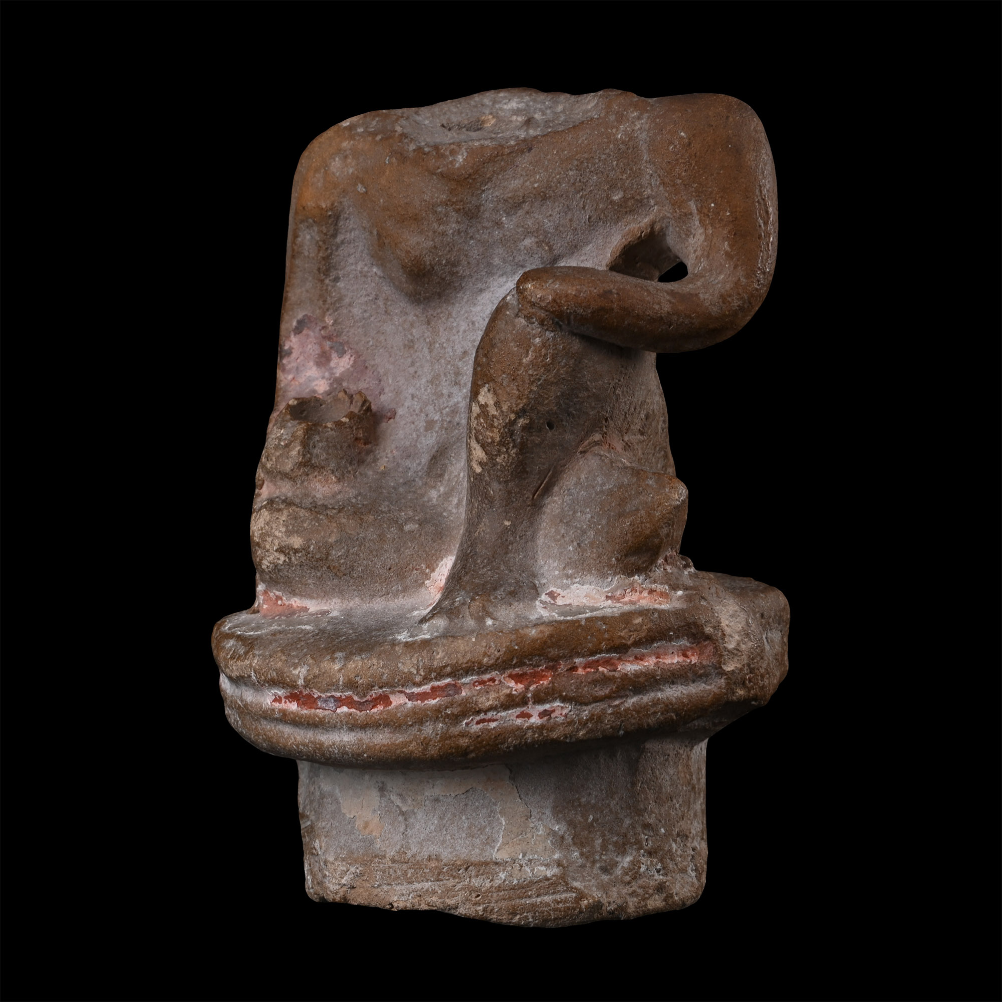 Romano-Egyptian Terracotta Seated Figure