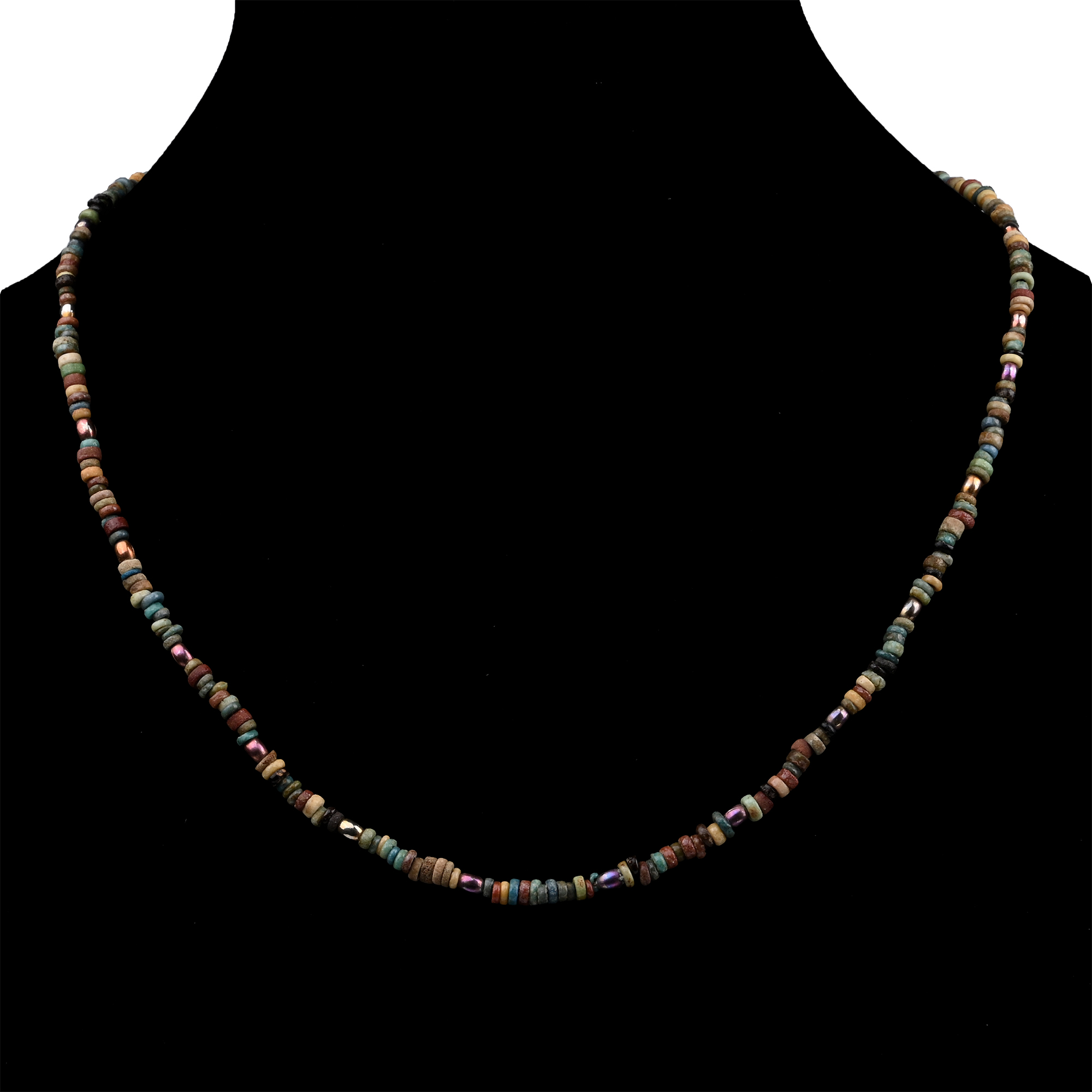 Egyptian Mummy Bead Necklace