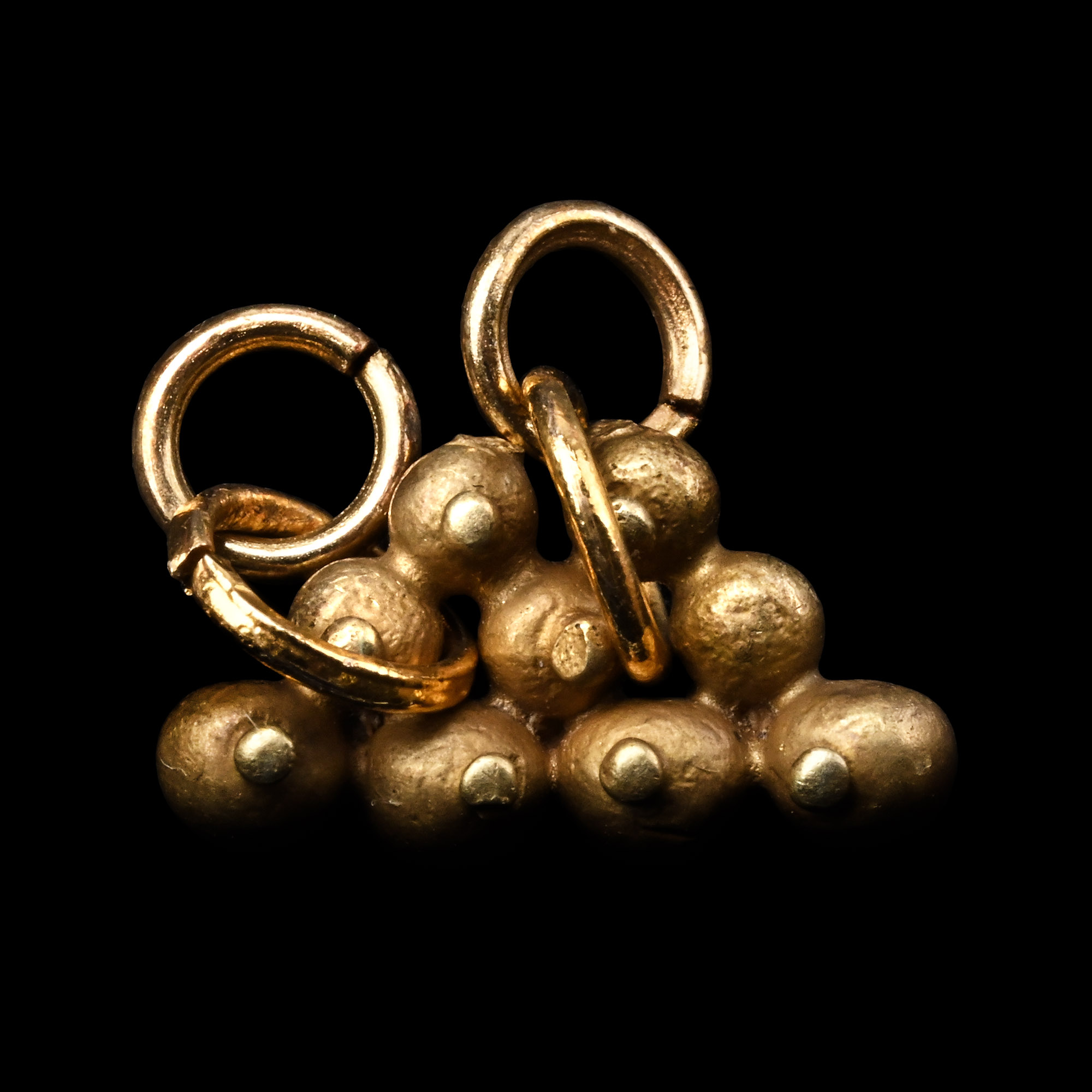 Western Asiatic Gold Pyramid Pendant
