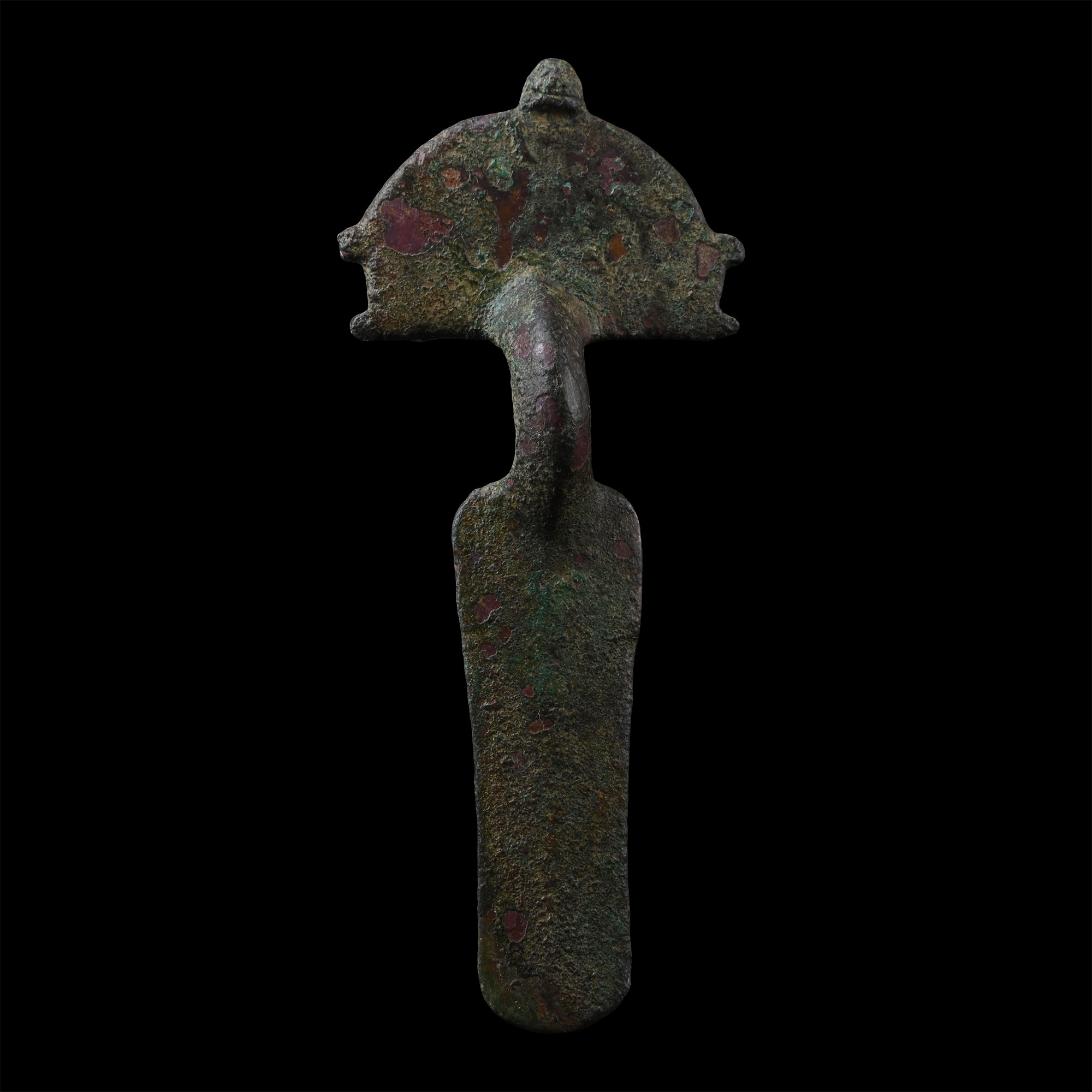Visigothic Radiate-Headed Bronze Bow Brooch