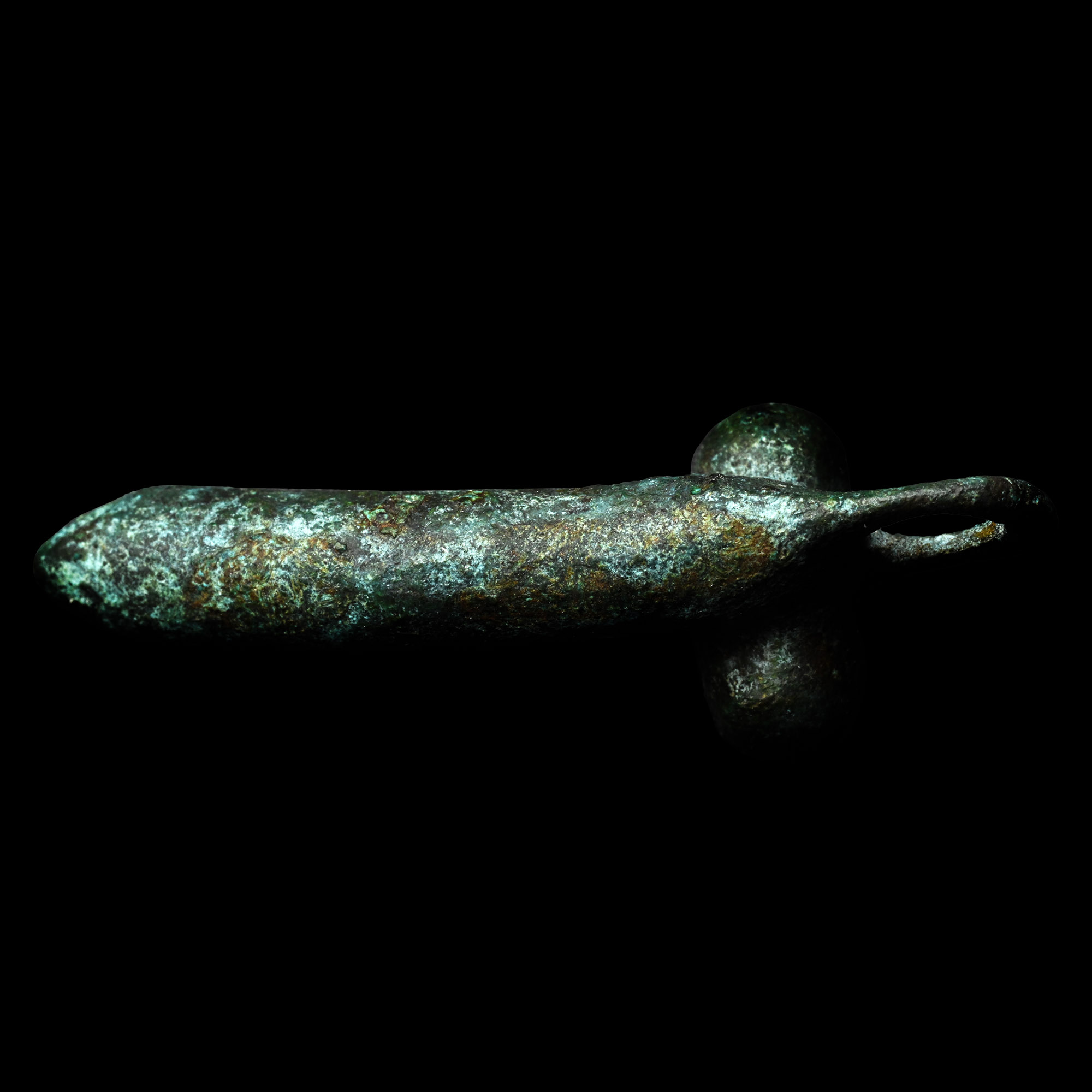 Roman Britain Bronze Phallic Pendant