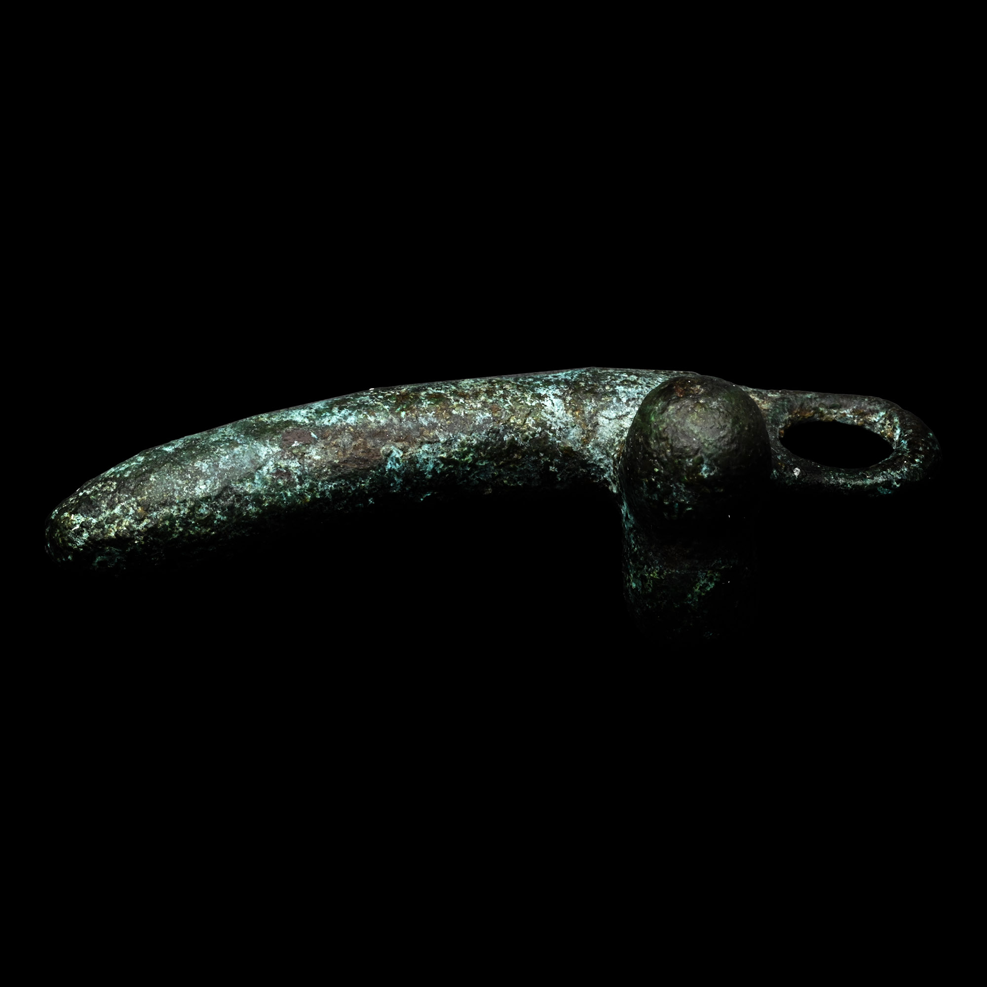 Roman Britain Bronze Phallic Pendant