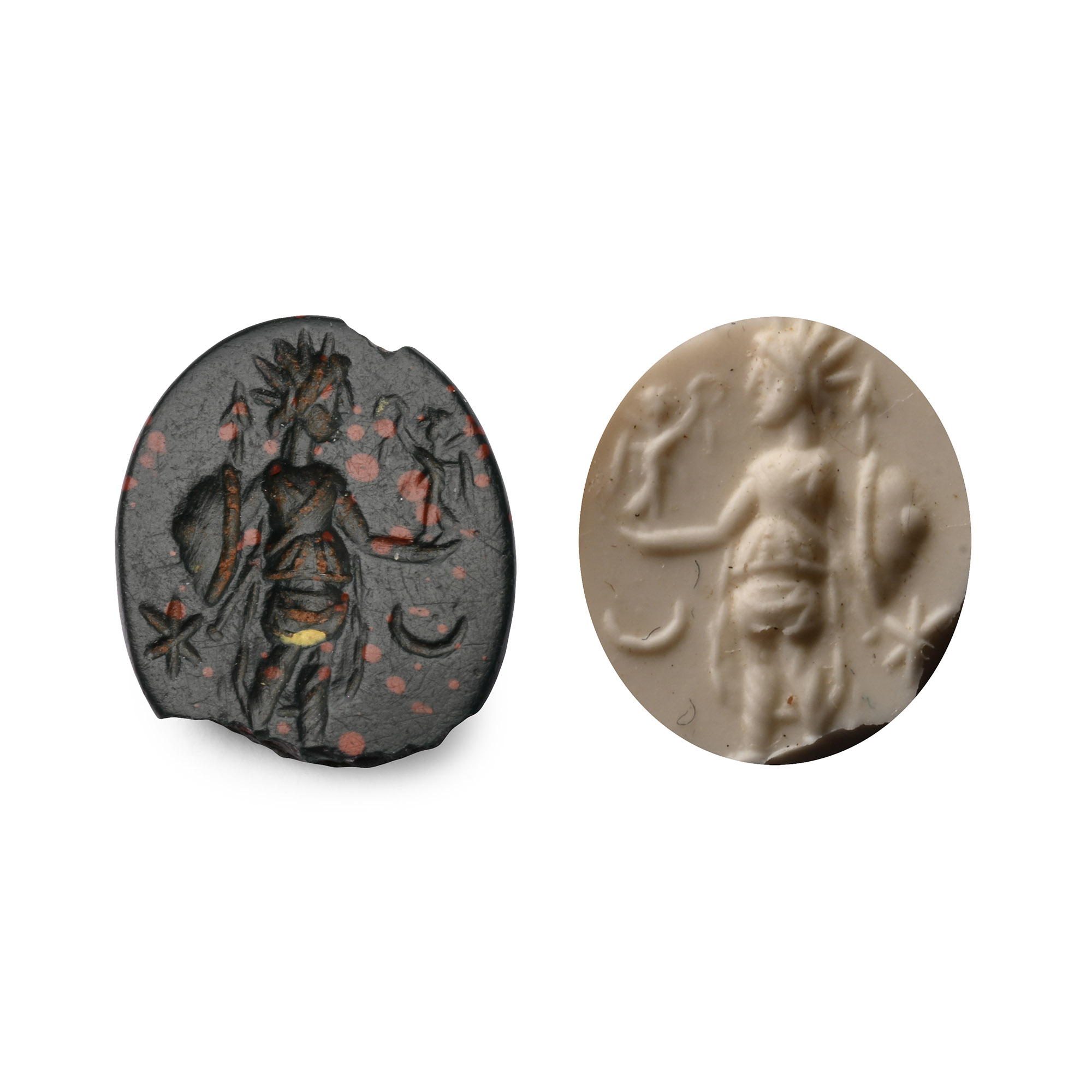 Roman Heliodore Gemstone with Mars