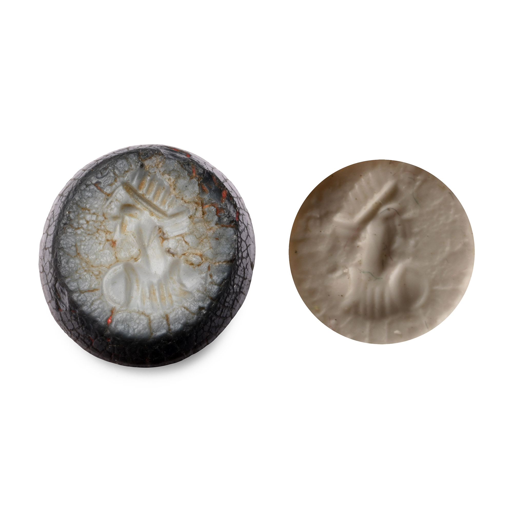 Roman Agate Gemstone with Female Bust