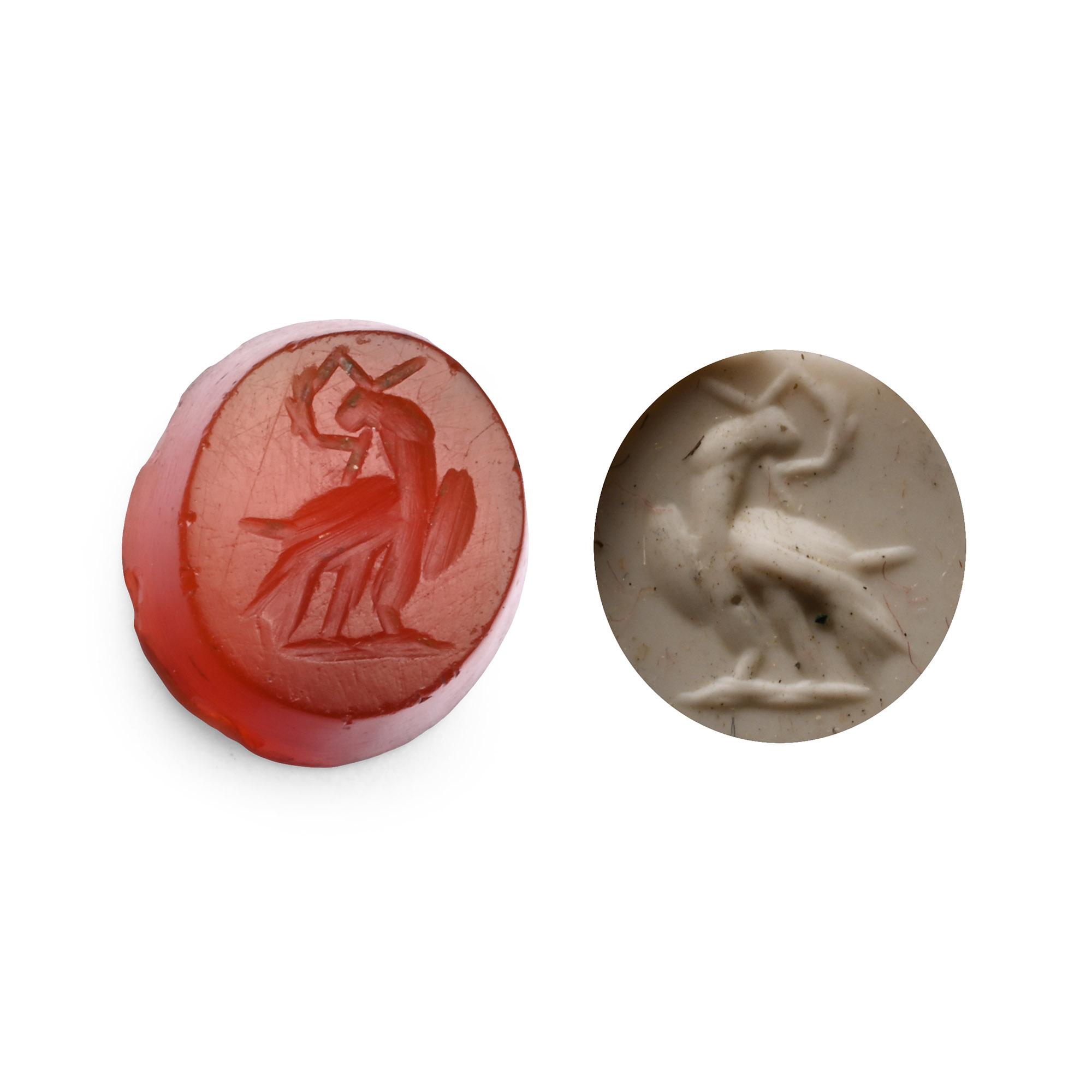 Roman Carnelian Gemstone with Eagle