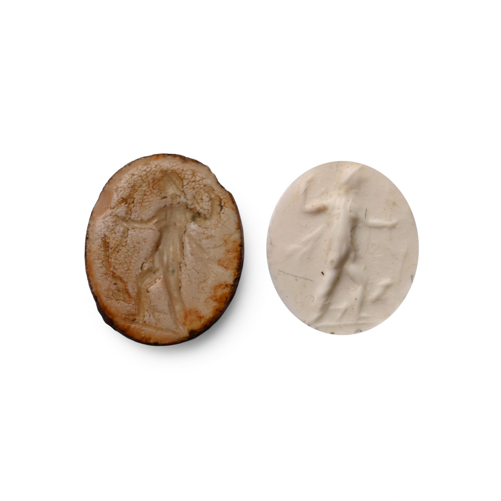 Roman Jasper Gemstone with Advancing Figure
