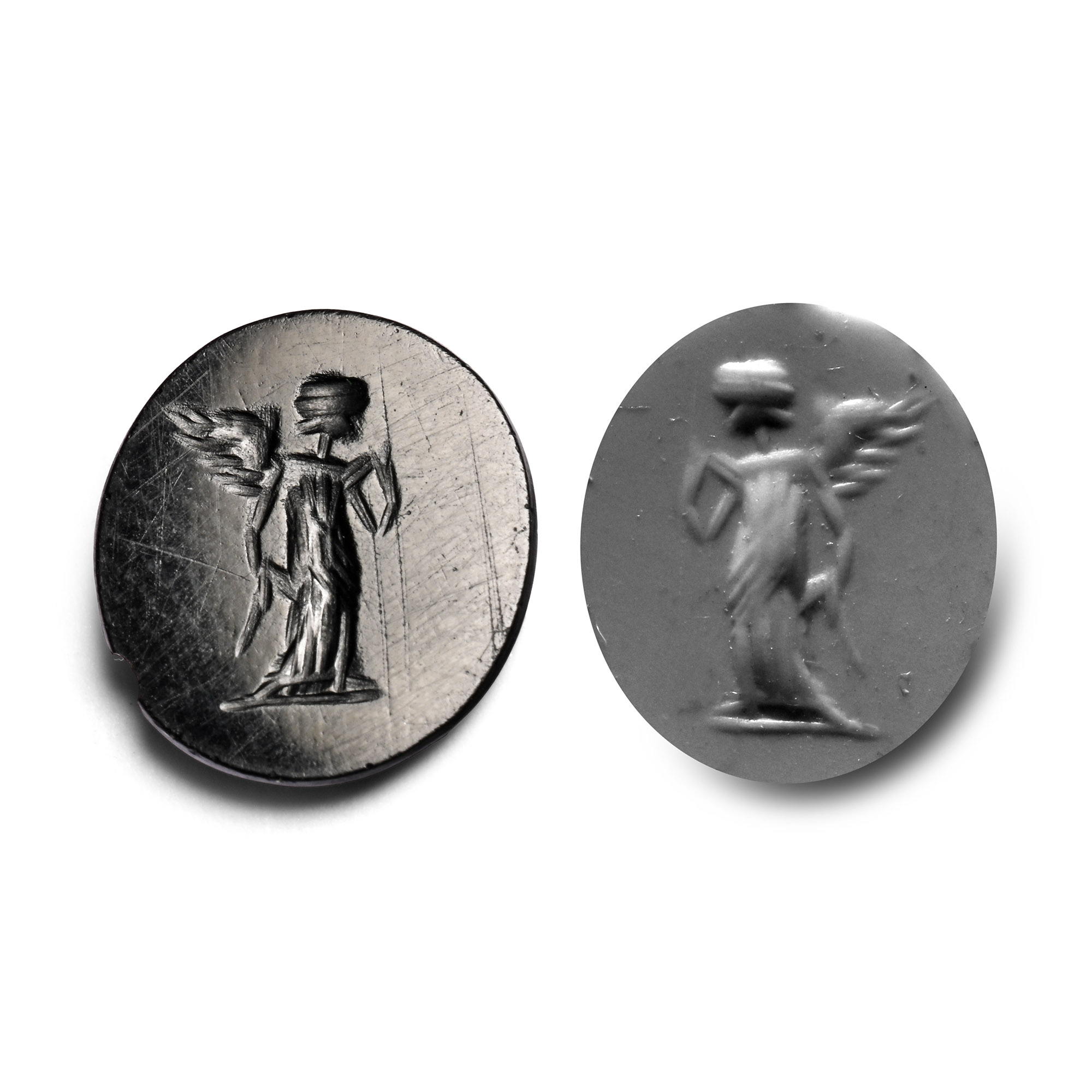 Roman Black Gemstone with Victory