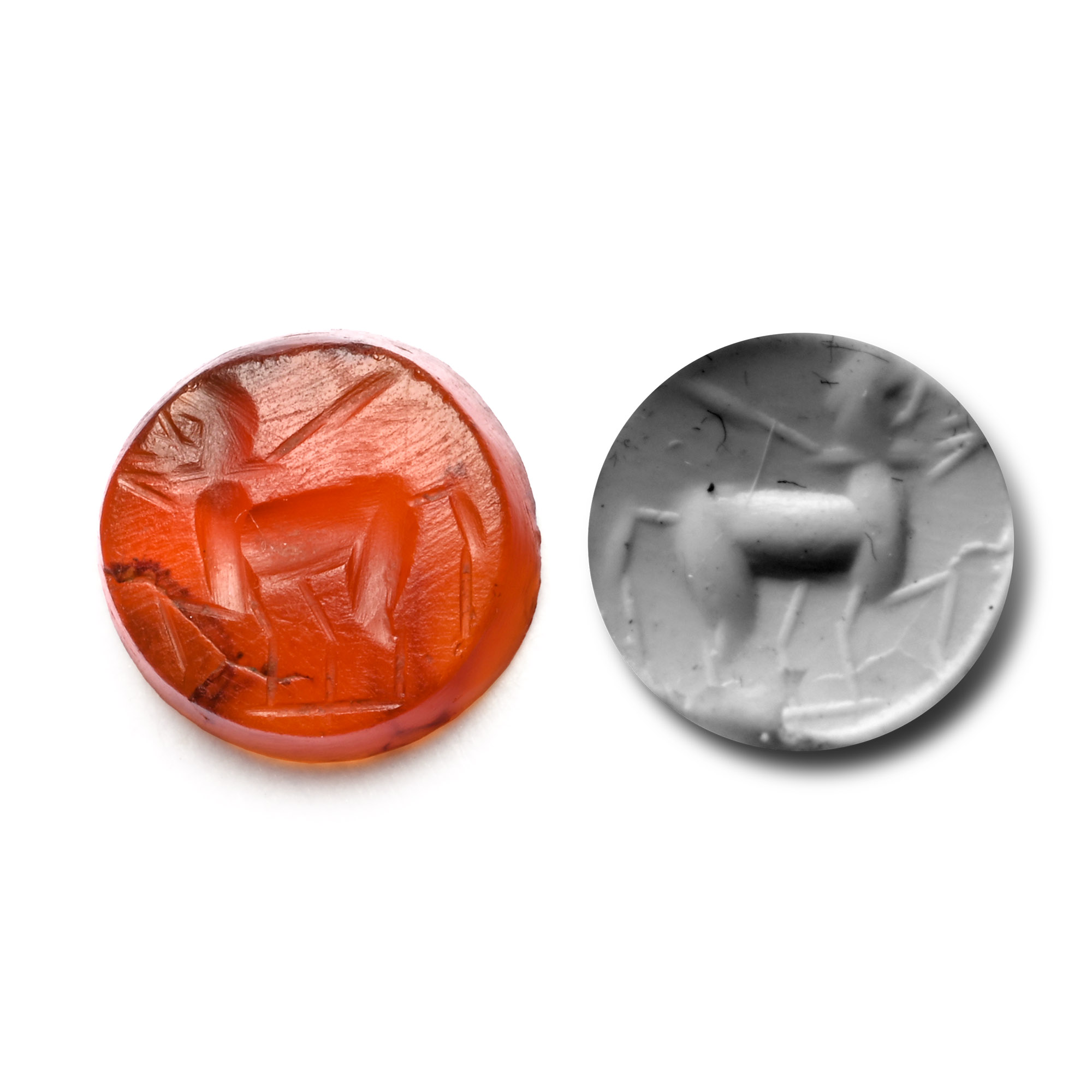 Roman Carnelian Gemstone with Centaur