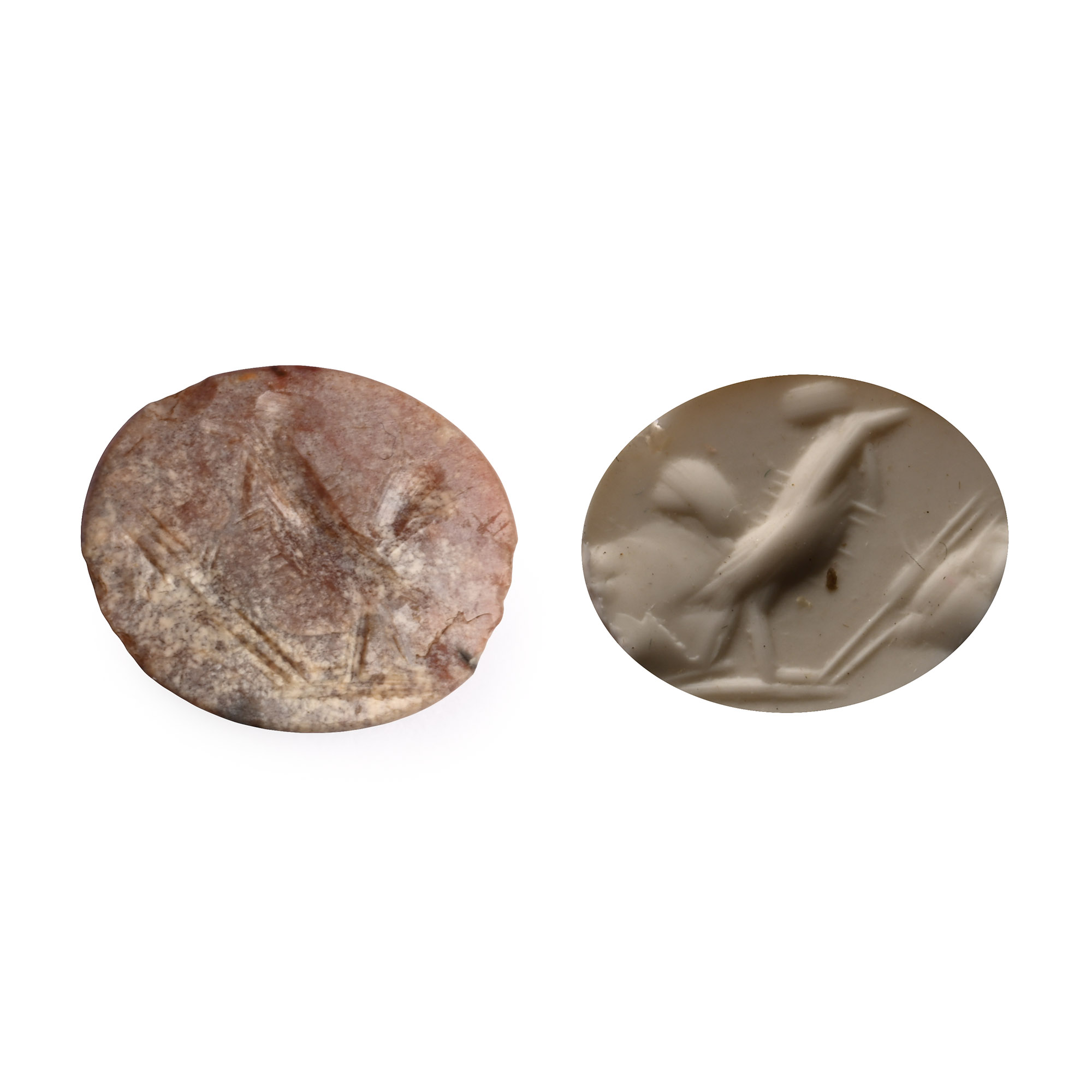 Roman Agate Gemstone with Bird