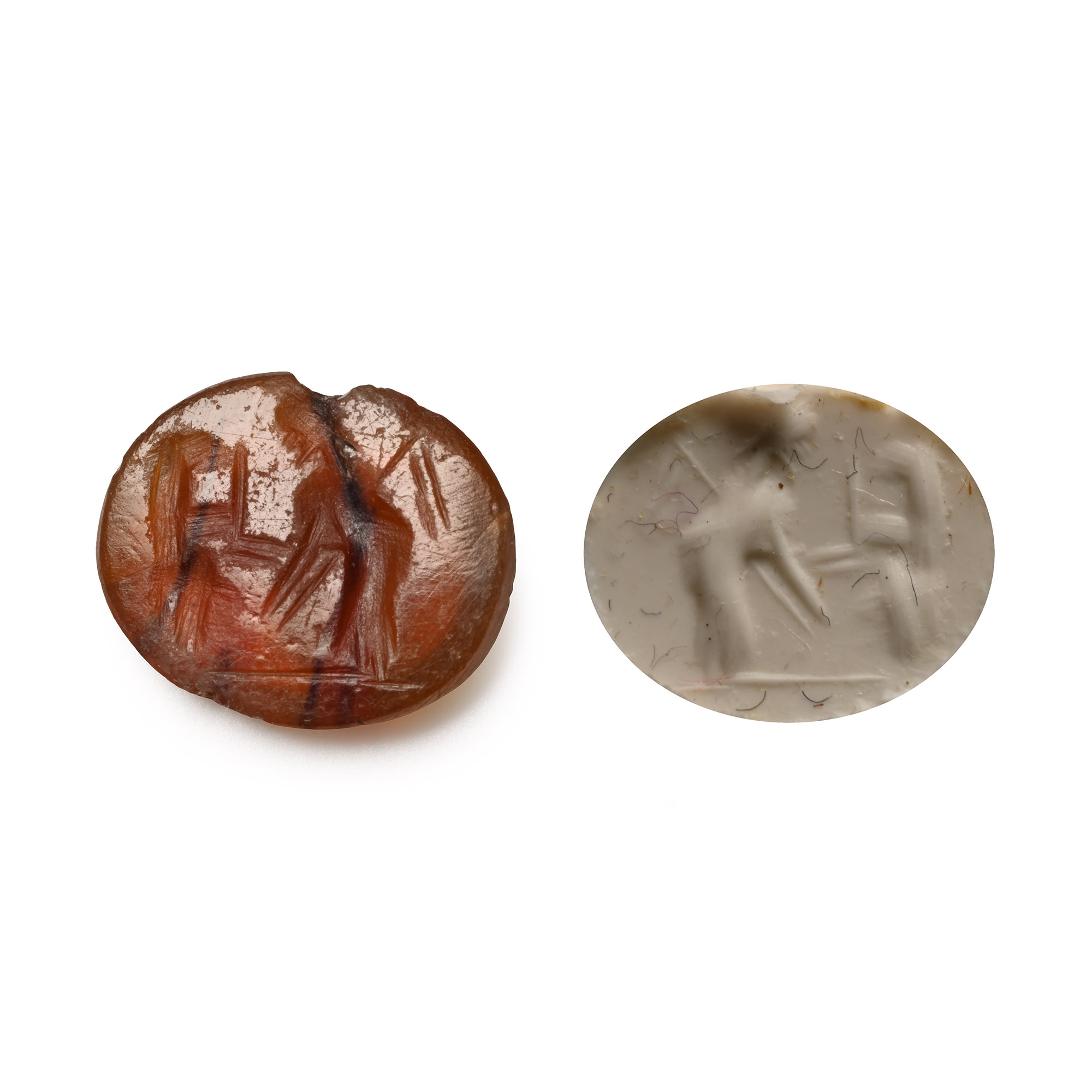 Roman Carnelian Gemstone with Winged Victory