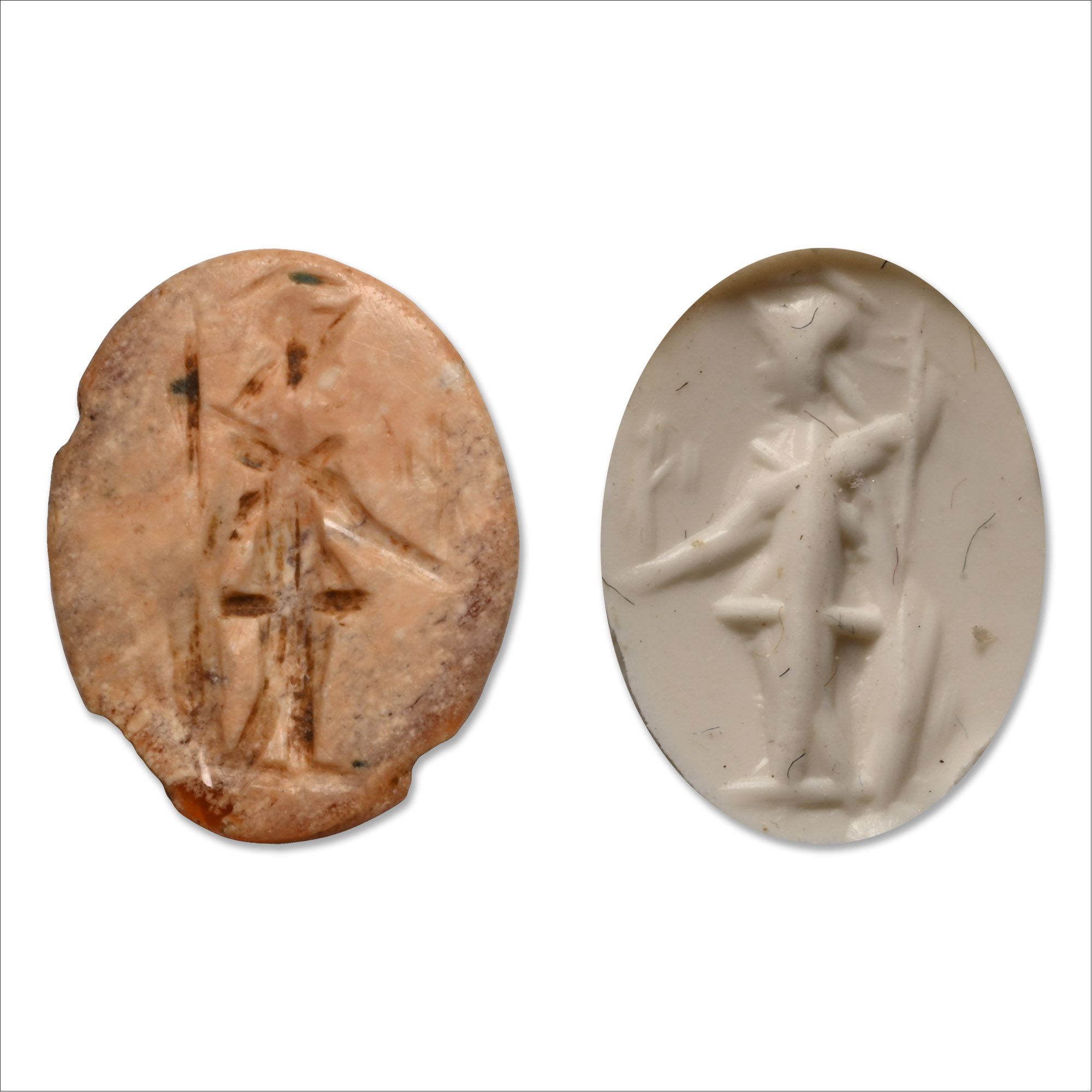 Roman Carnelian Gemstone with Minerva