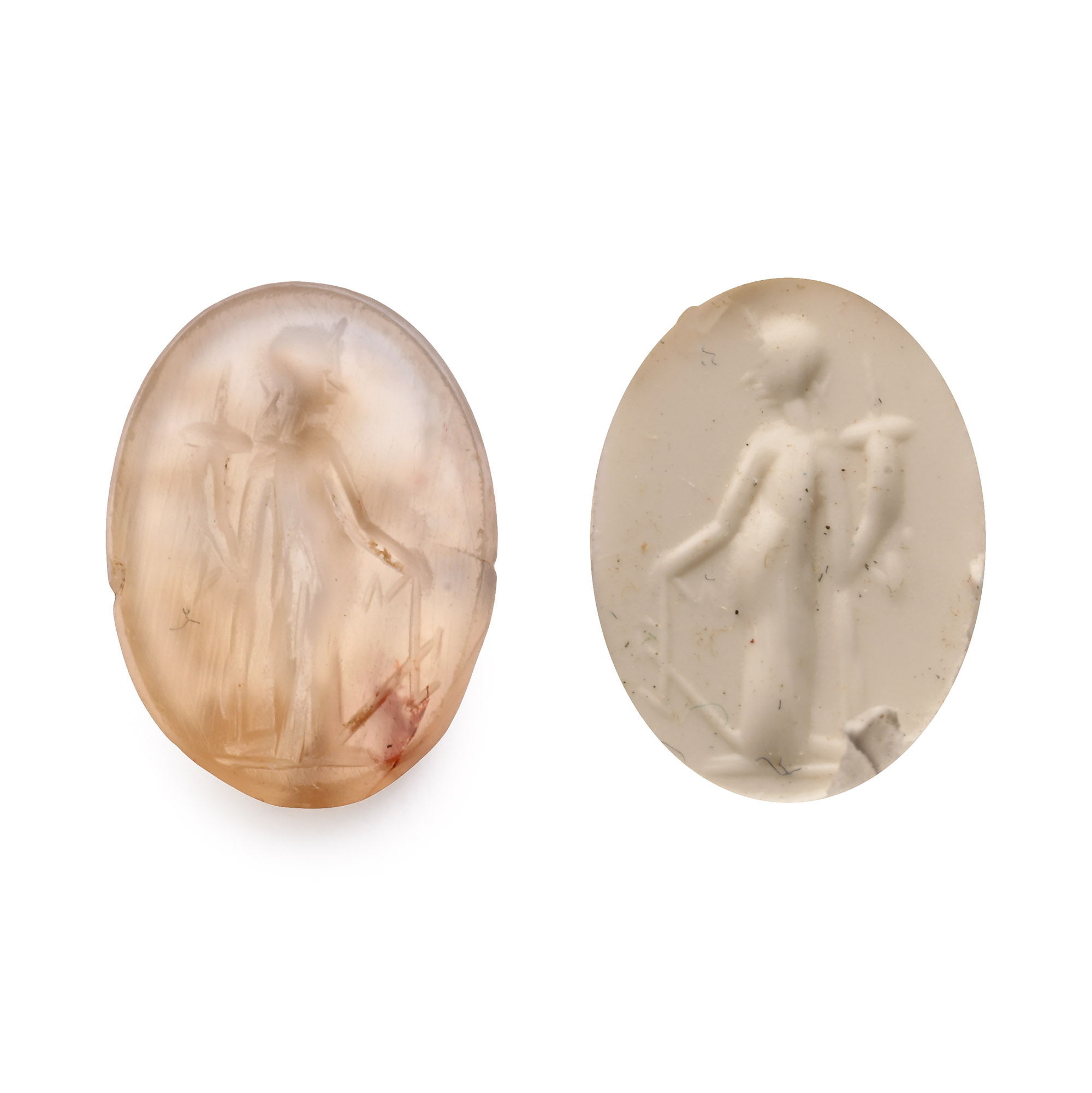 Roman Agate Gemstone with Fortuna